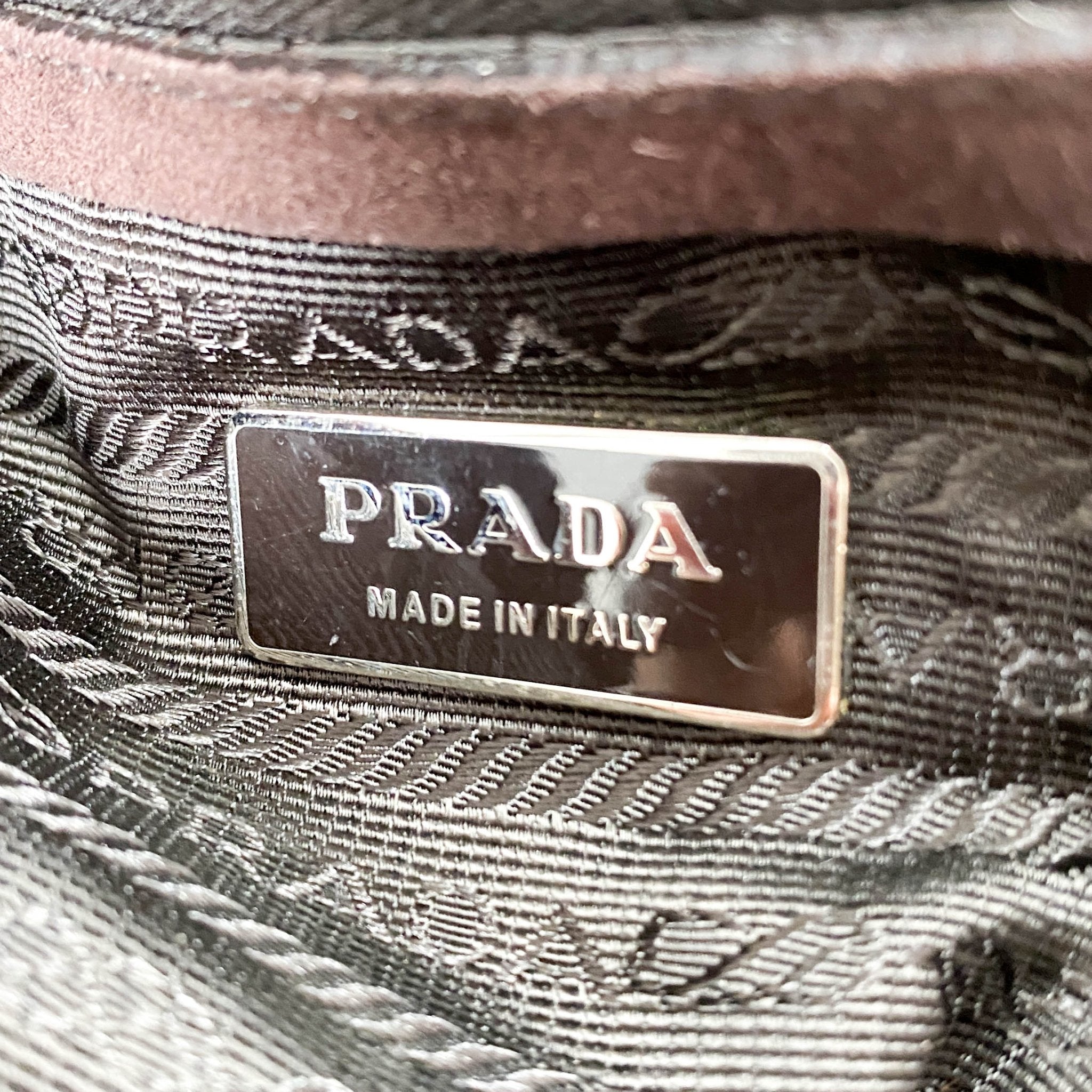 PRADA Archive Suede Brown Shoulder Bag, in , Sold by HIVE PRELOVED - Shoulder Bags, ,