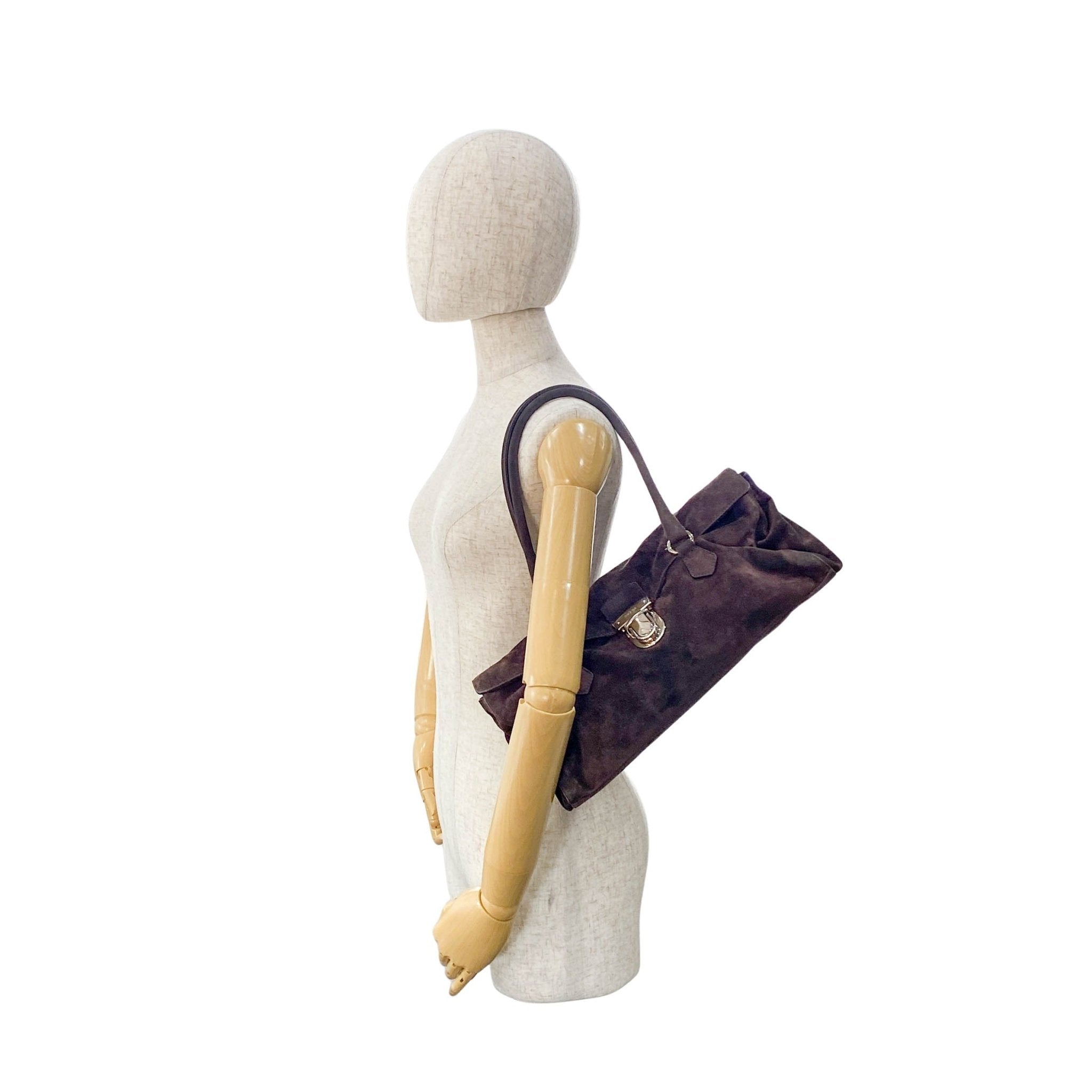 PRADA Archive Suede Brown Shoulder Bag, in , Sold by HIVE PRELOVED - Shoulder Bags, ,