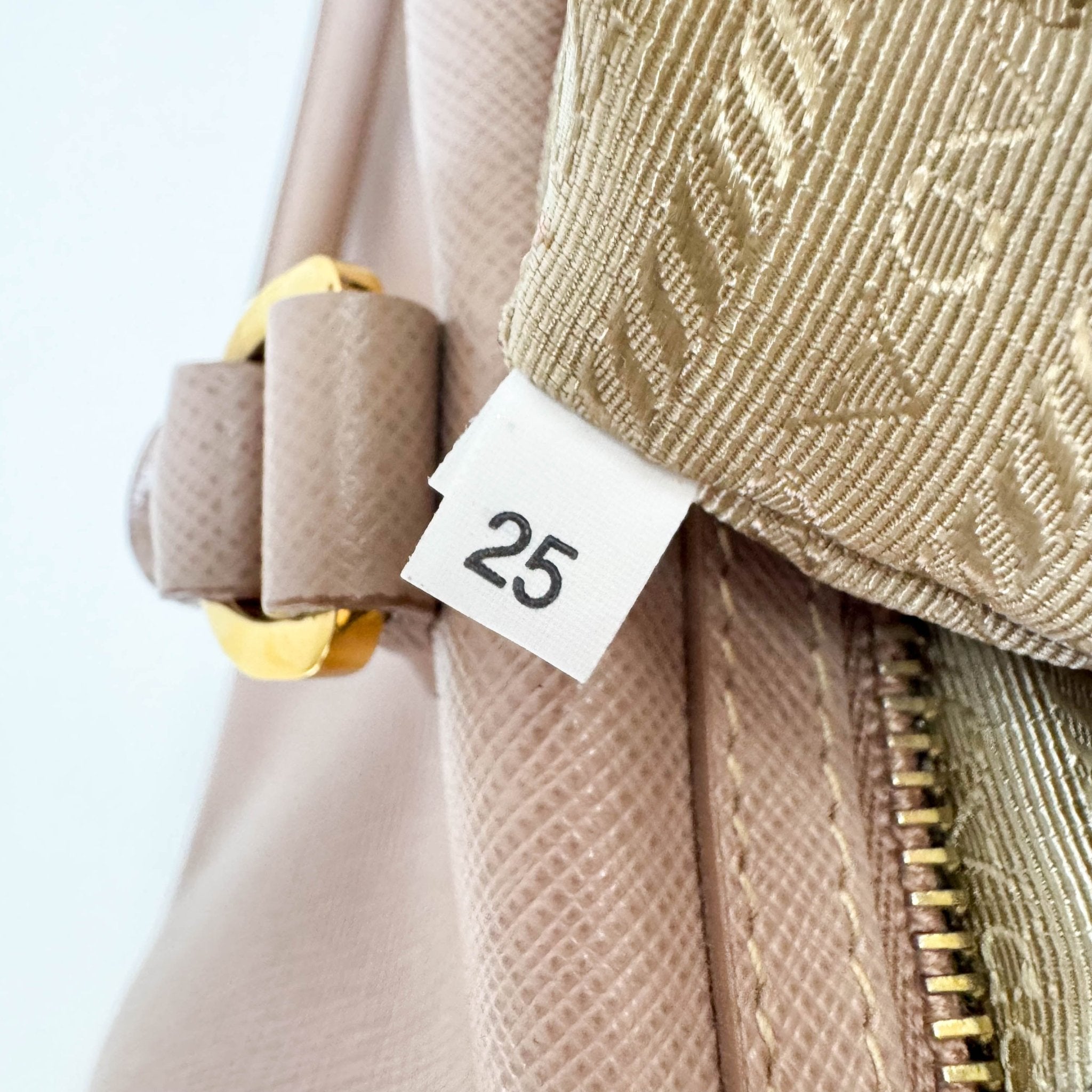 PRADA Beige Pink Leather Top Handle Bag, in , Sold by HIVE PRELOVED - Handle Bags, Shoulder Bags,