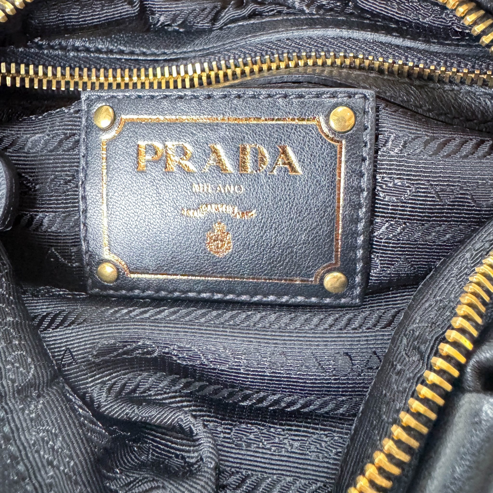 PRADA Black Leather Chain Shoulder Bag, in , Sold by HIVE PRELOVED - Handle Bags, ,