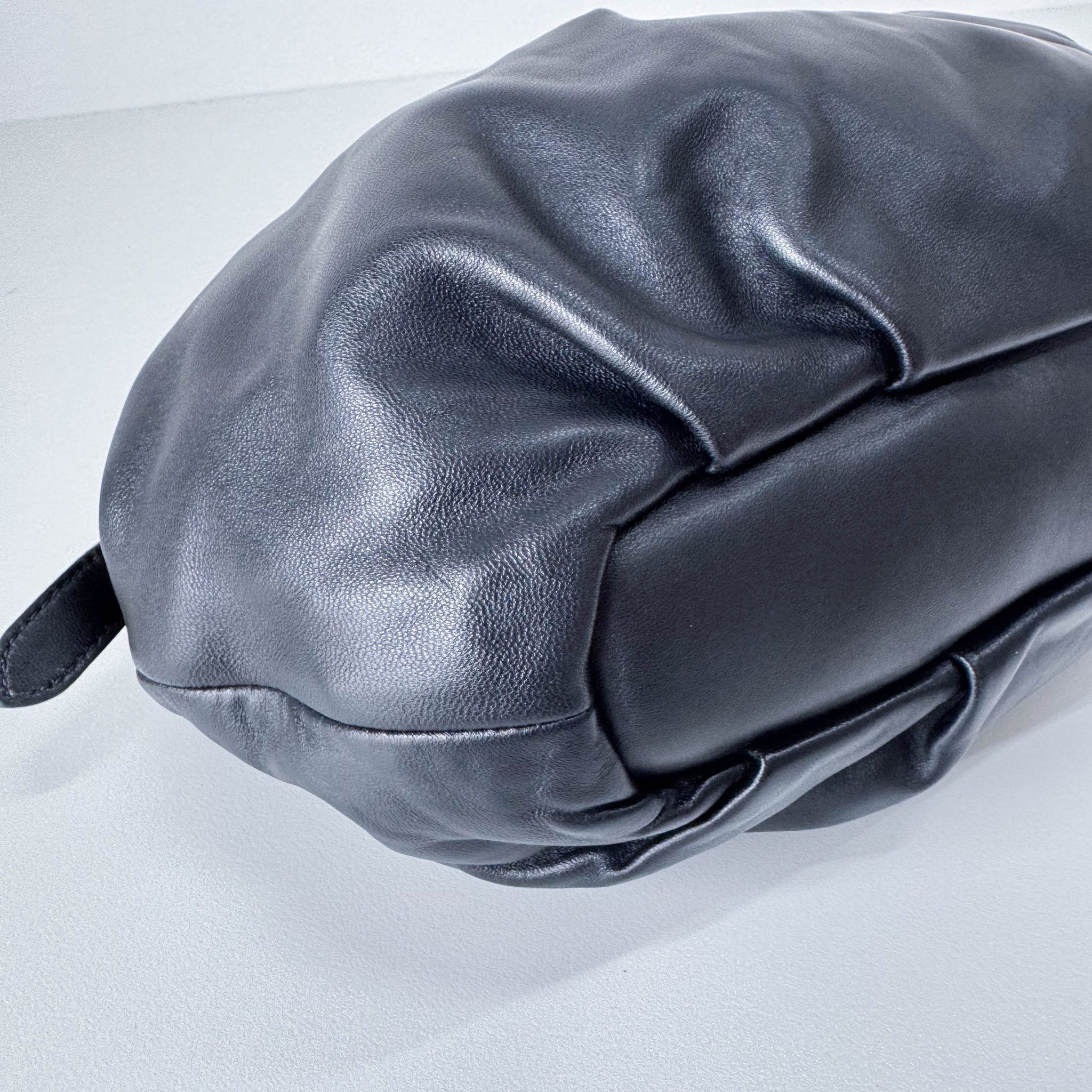 PRADA Black Leather Chain Shoulder Bag, in , Sold by HIVE PRELOVED - Handle Bags, ,