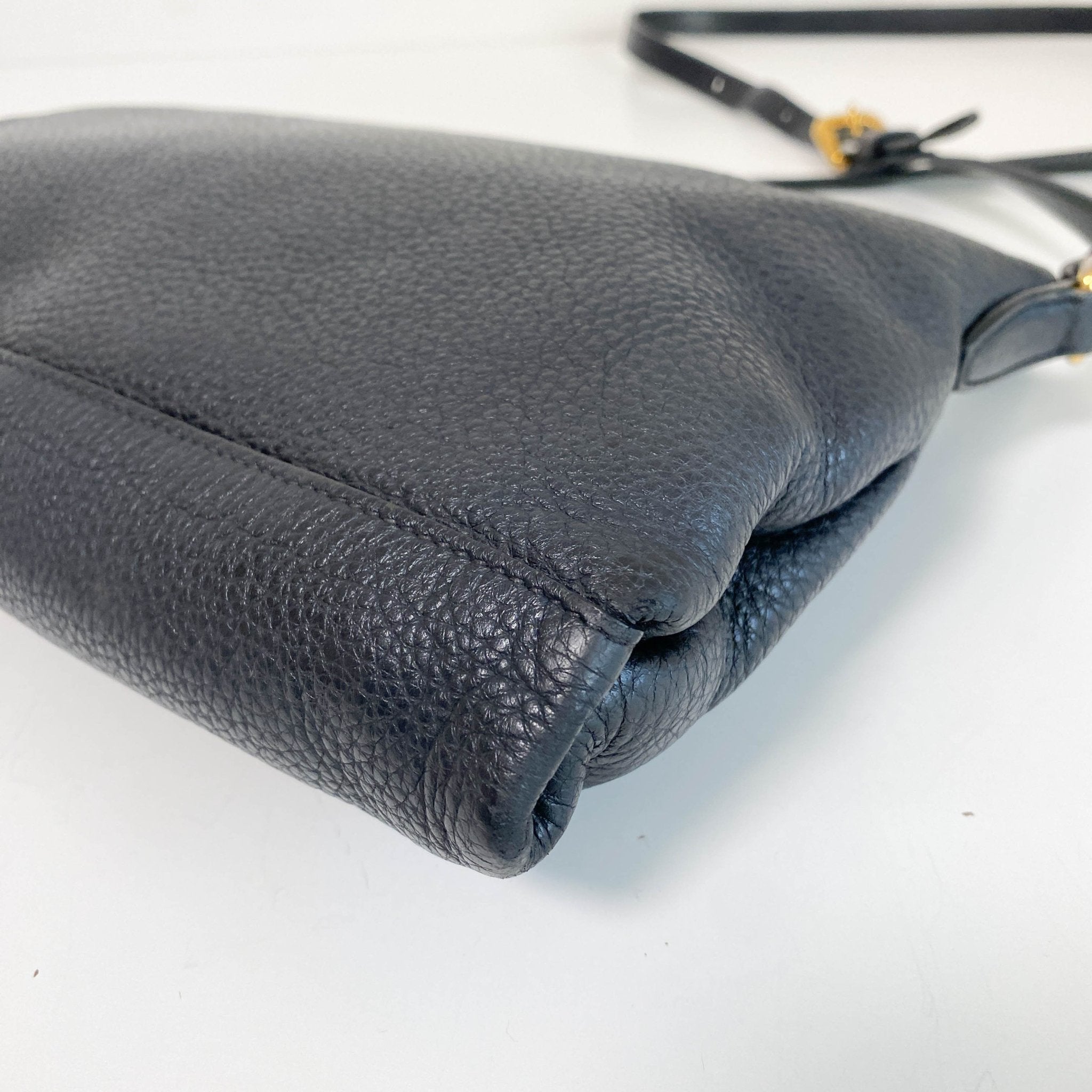 PRADA Black Leather Crossbody Bag, in , Sold by HIVE PRELOVED - Crossbody bags, ,