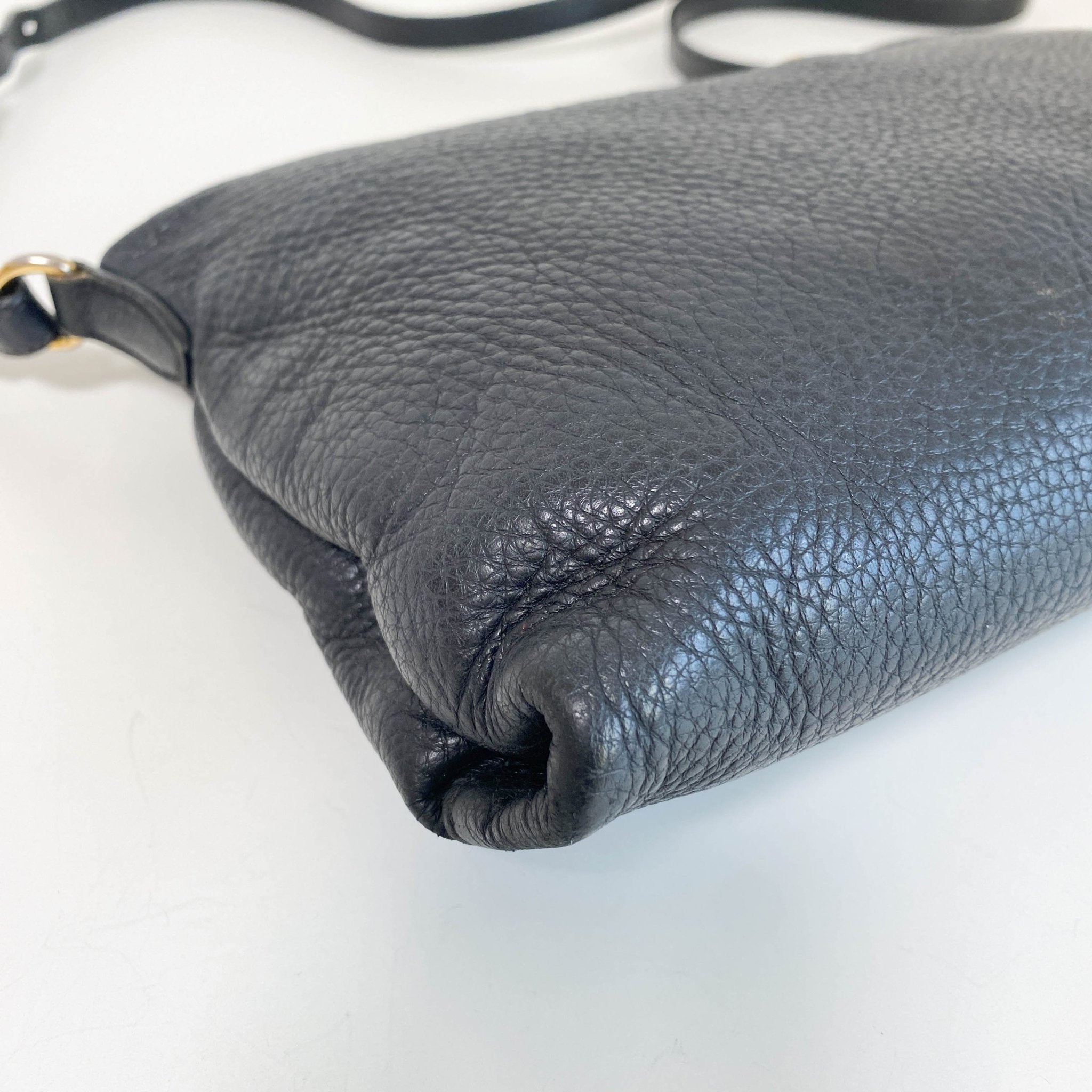 PRADA Black Leather Crossbody Bag, in , Sold by HIVE PRELOVED - Crossbody bags, ,