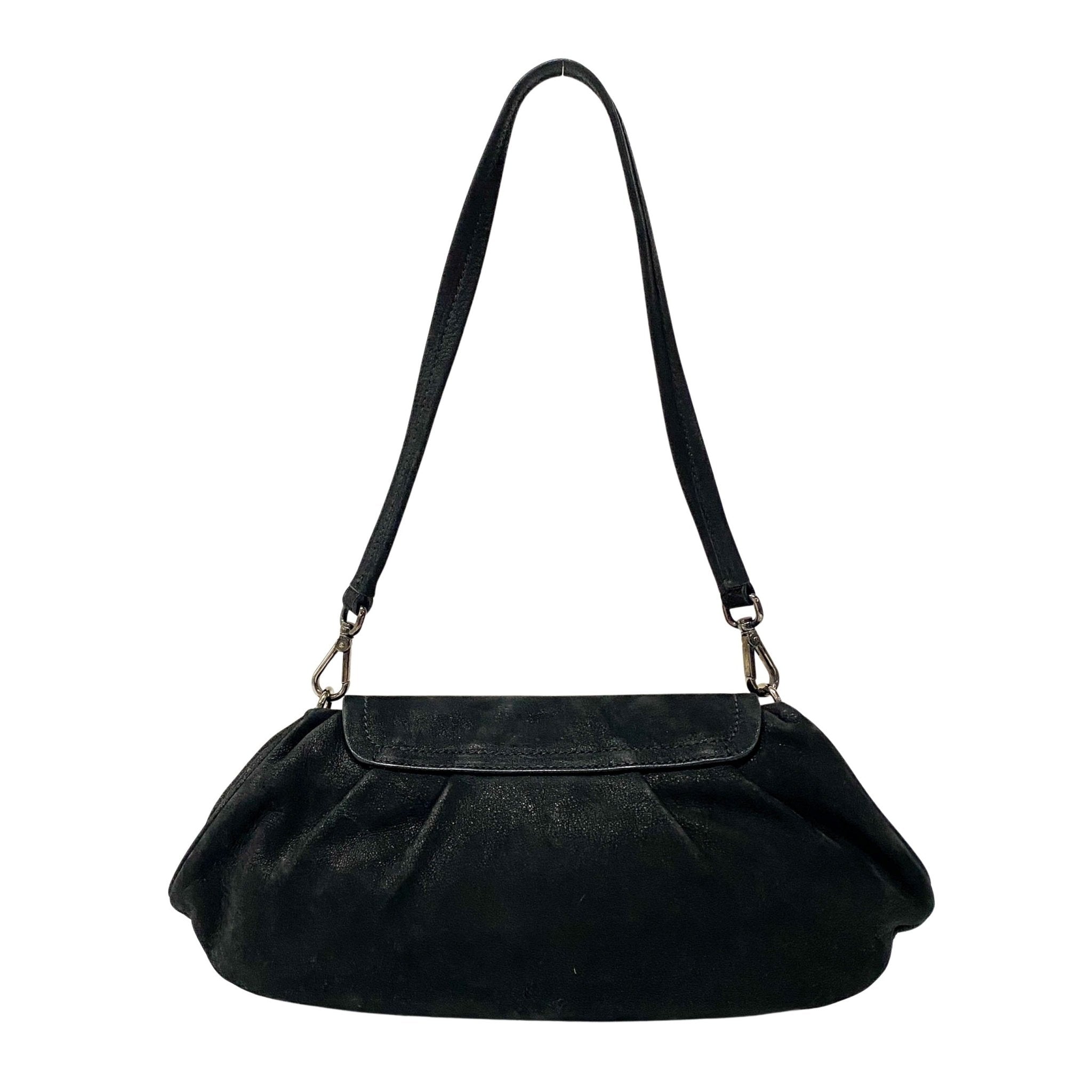 PRADA Black Leather Shoulder Bag, in , Sold by HIVE PRELOVED - Shoulder Bags, ,