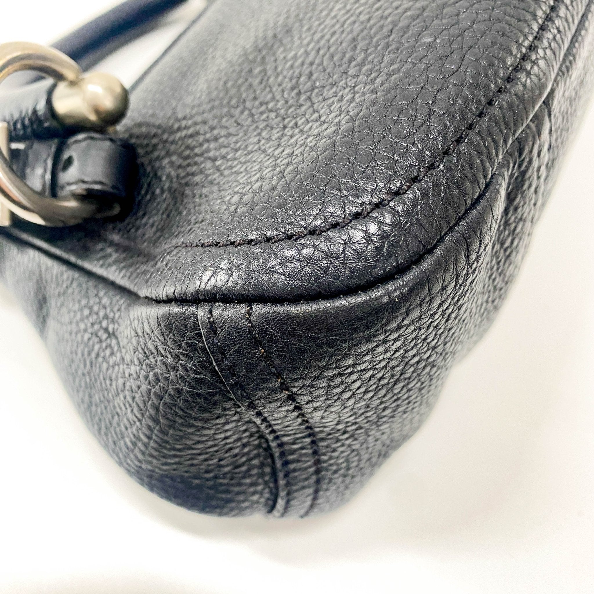 PRADA Black Leather Shoulder Bag, in , Sold by HIVE PRELOVED - Shoulder Bags, ,