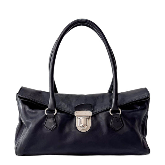 PRADA Black Leather Shoulder Bag, in , Sold by HIVE PRELOVED - Shoulder Bags, ,