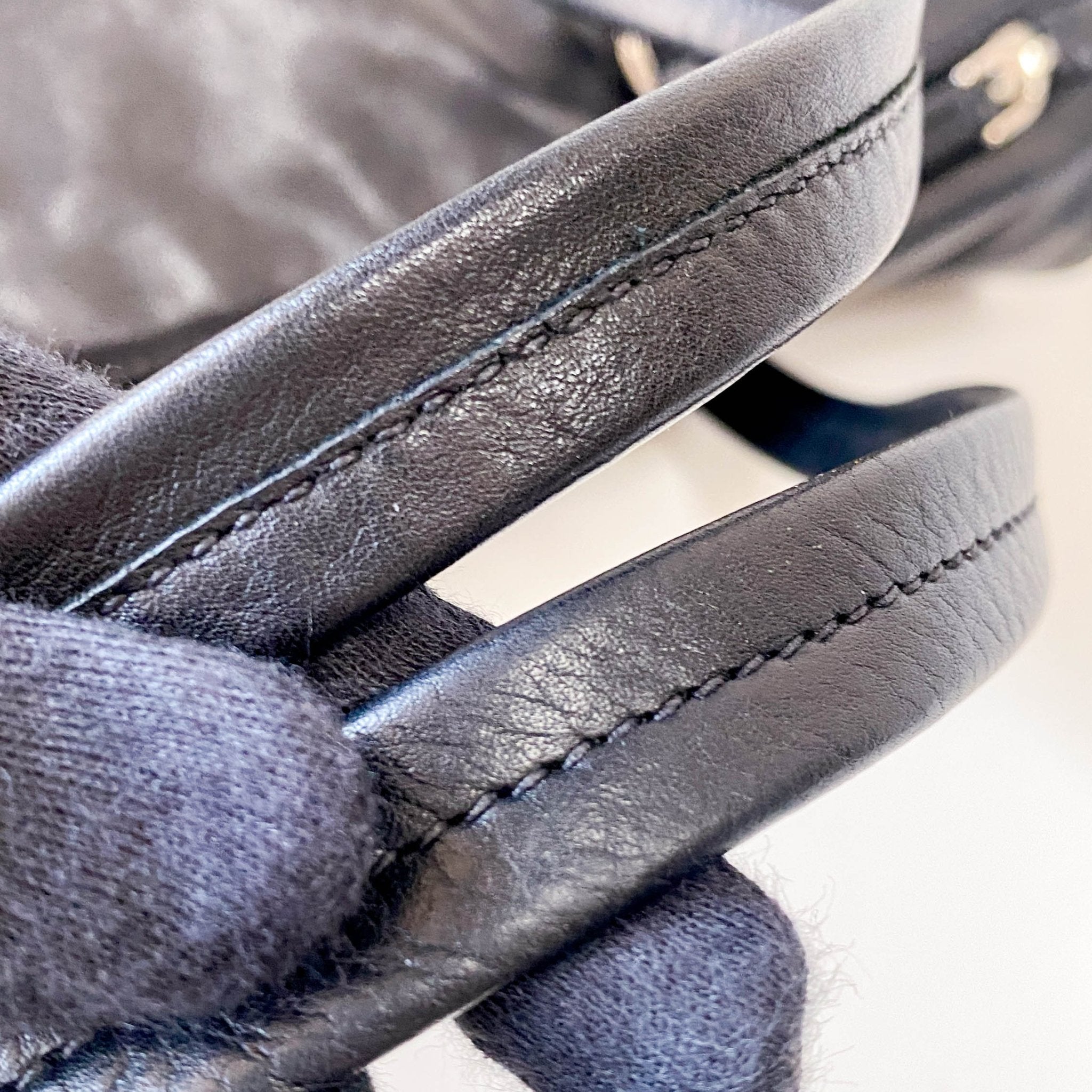 PRADA Black Leather Shoulder Bag, in , Sold by HIVE PRELOVED - Shoulder Bags, ,