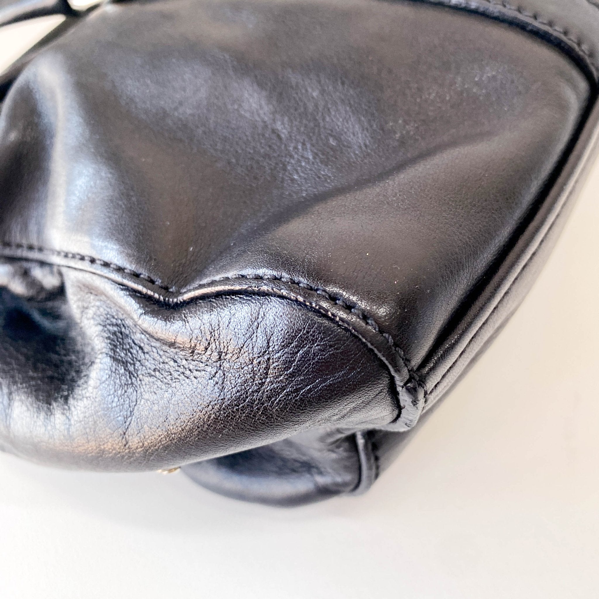 PRADA Black Leather Shoulder Bag, in , Sold by HIVE PRELOVED - Shoulder Bags, ,