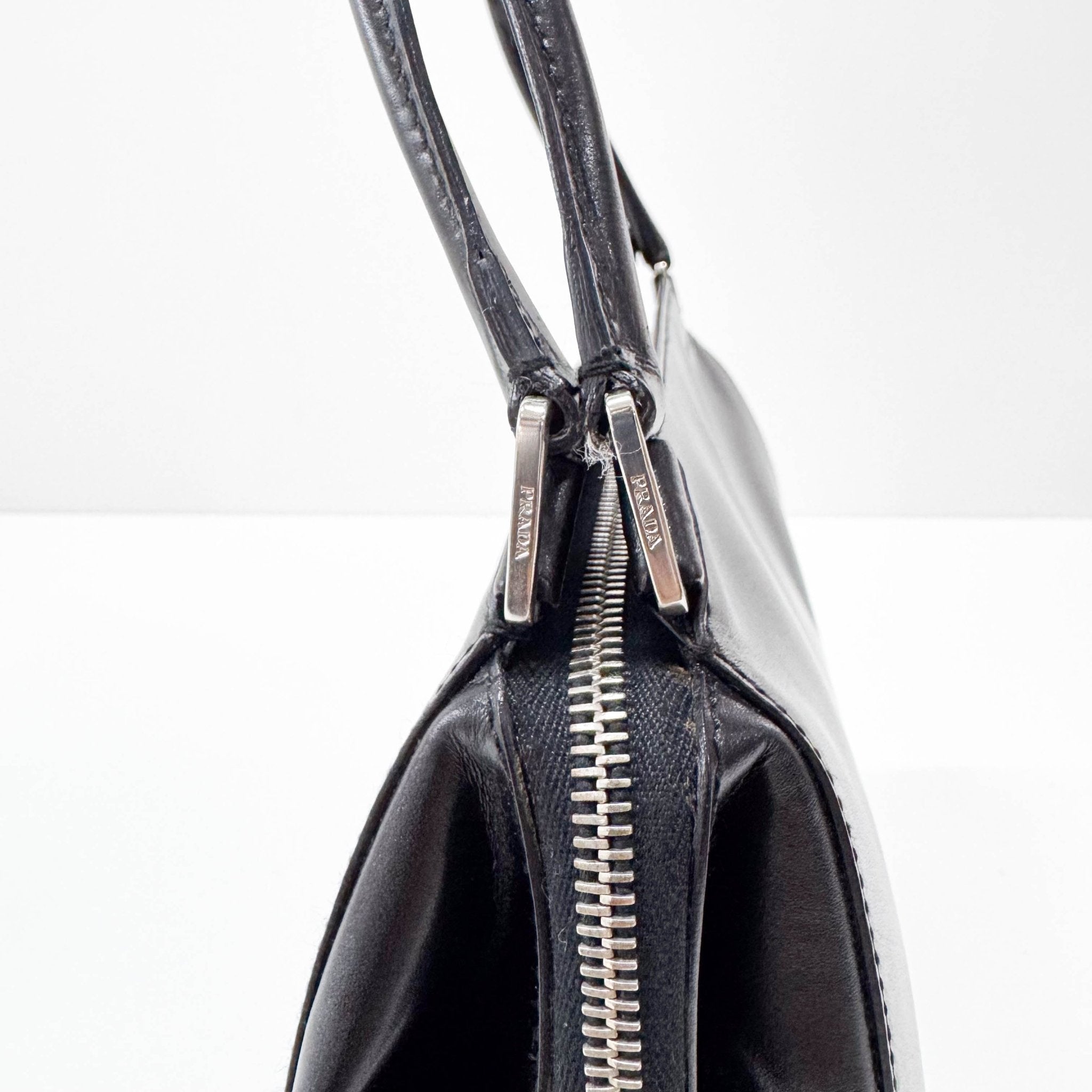 PRADA Black Leather Shoulder Bag, in , Sold by HIVE PRELOVED - Shoulder Bags, ,