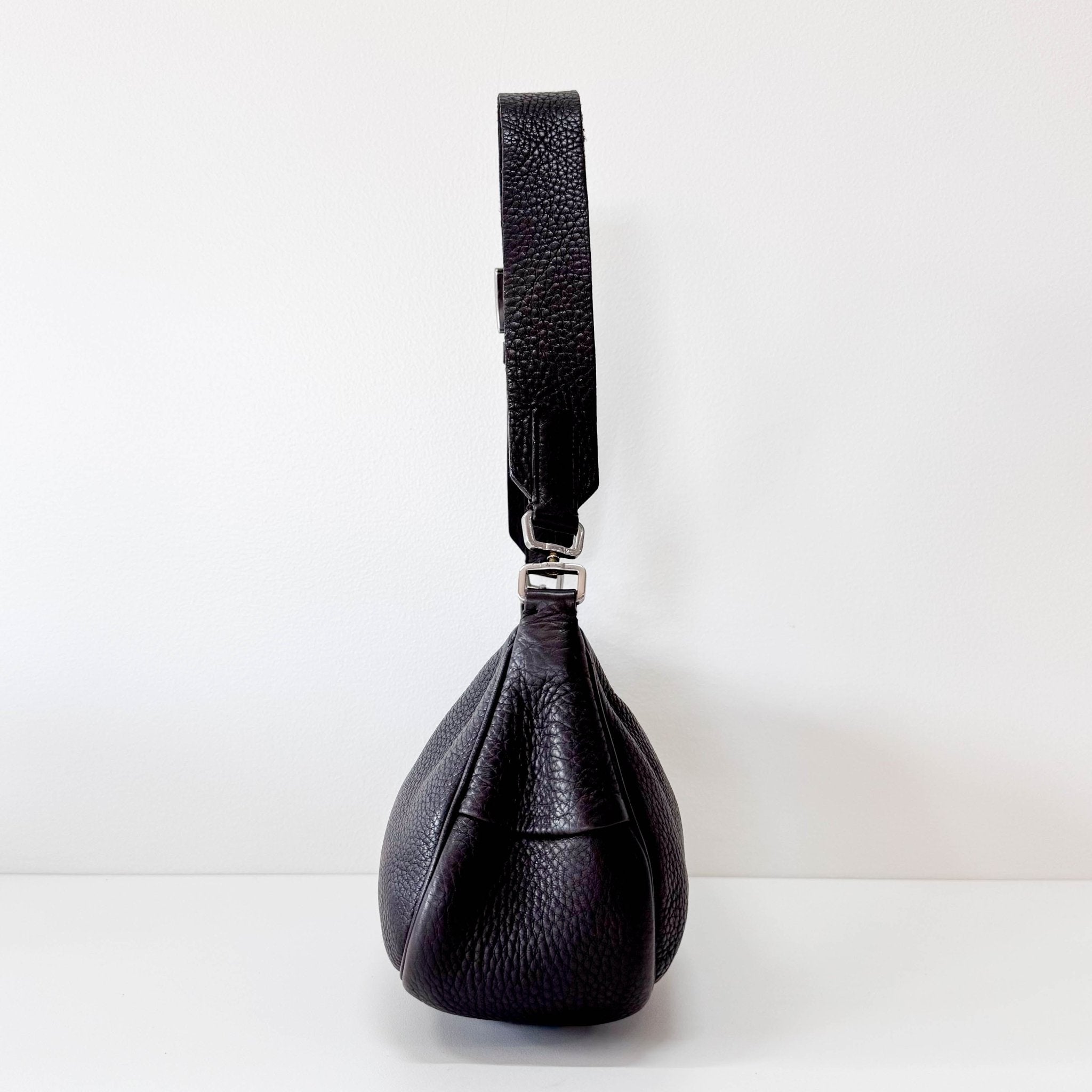 PRADA Black Leather Shoulder Bag, in , Sold by HIVE PRELOVED - Shoulder Bags, ,