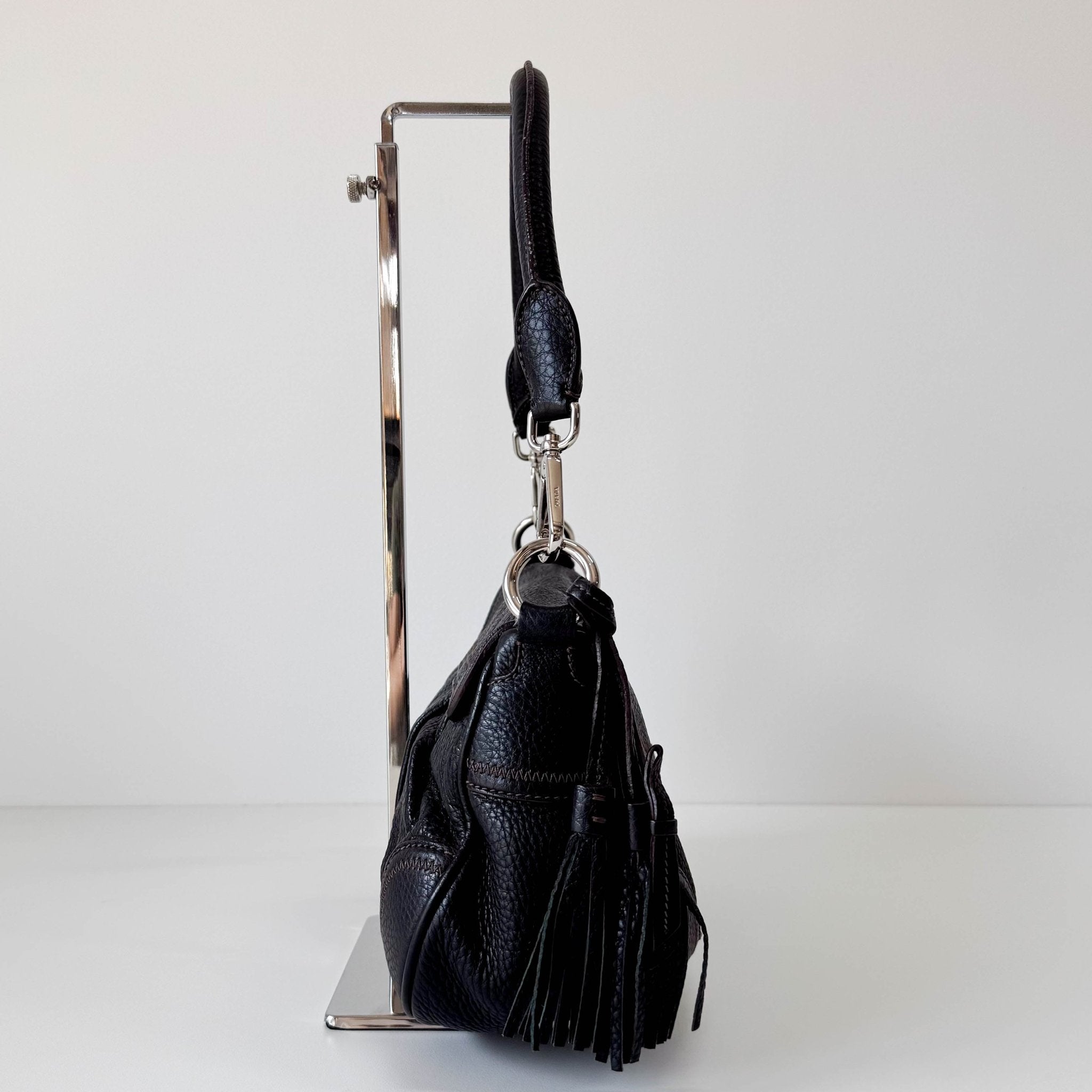 PRADA Black Leather Shoulder Bag, in , Sold by HIVE PRELOVED - Shoulder Bags, ,