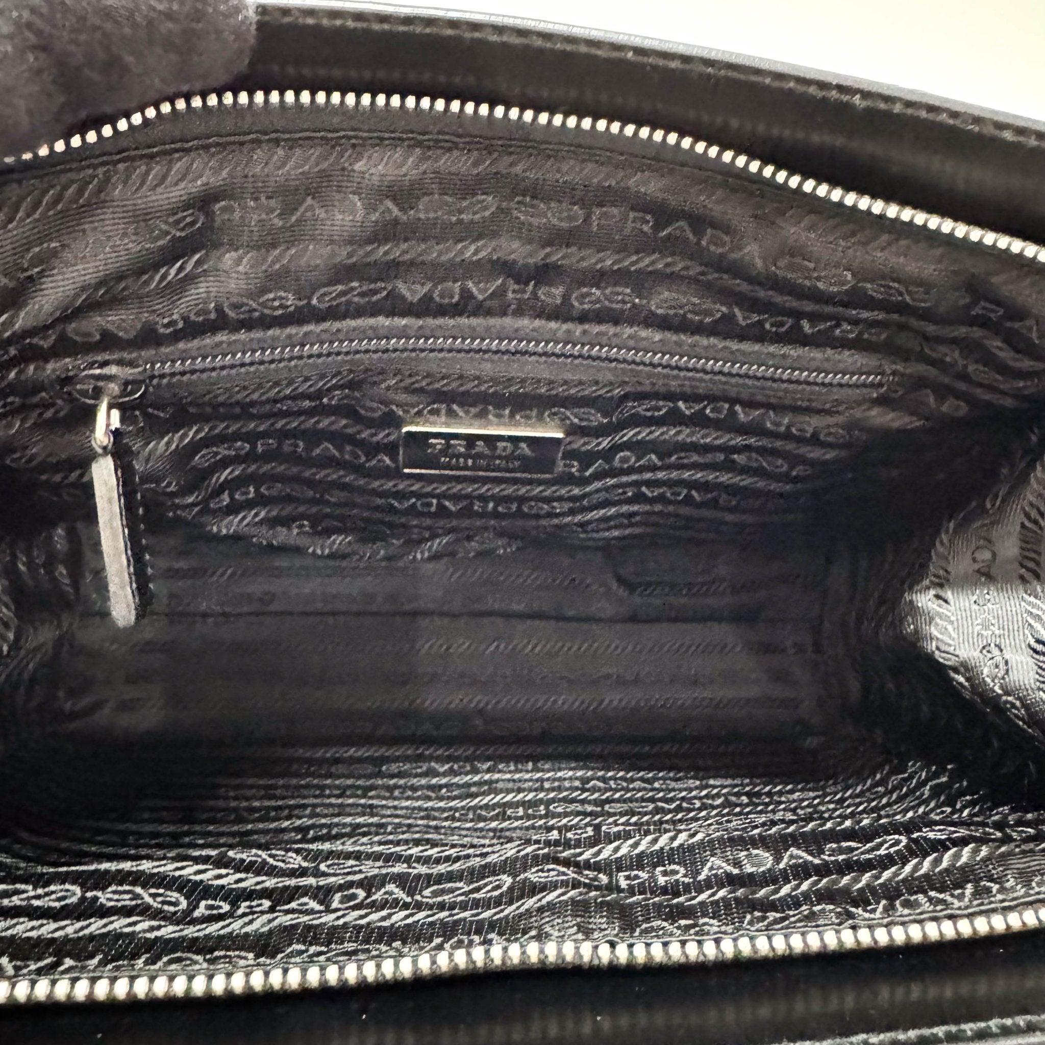 PRADA Black Leather Shoulder Bag, in , Sold by HIVE PRELOVED - Shoulder Bags, ,