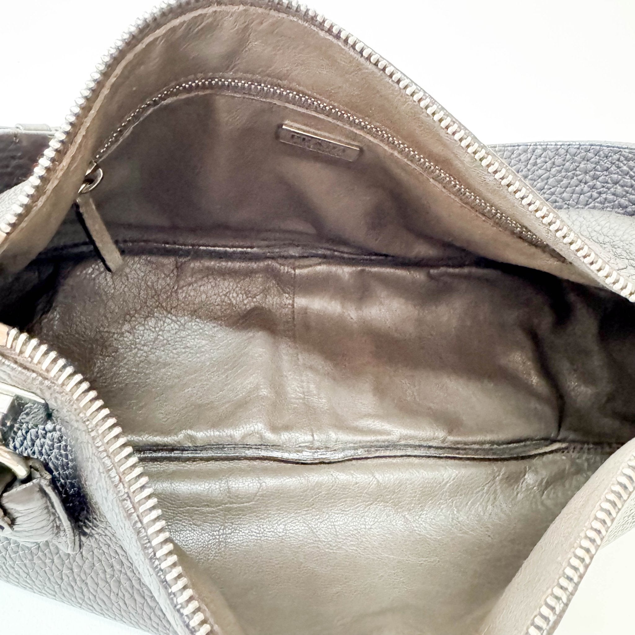 PRADA Black Leather Shoulder Bag, in , Sold by HIVE PRELOVED - Shoulder Bags, ,