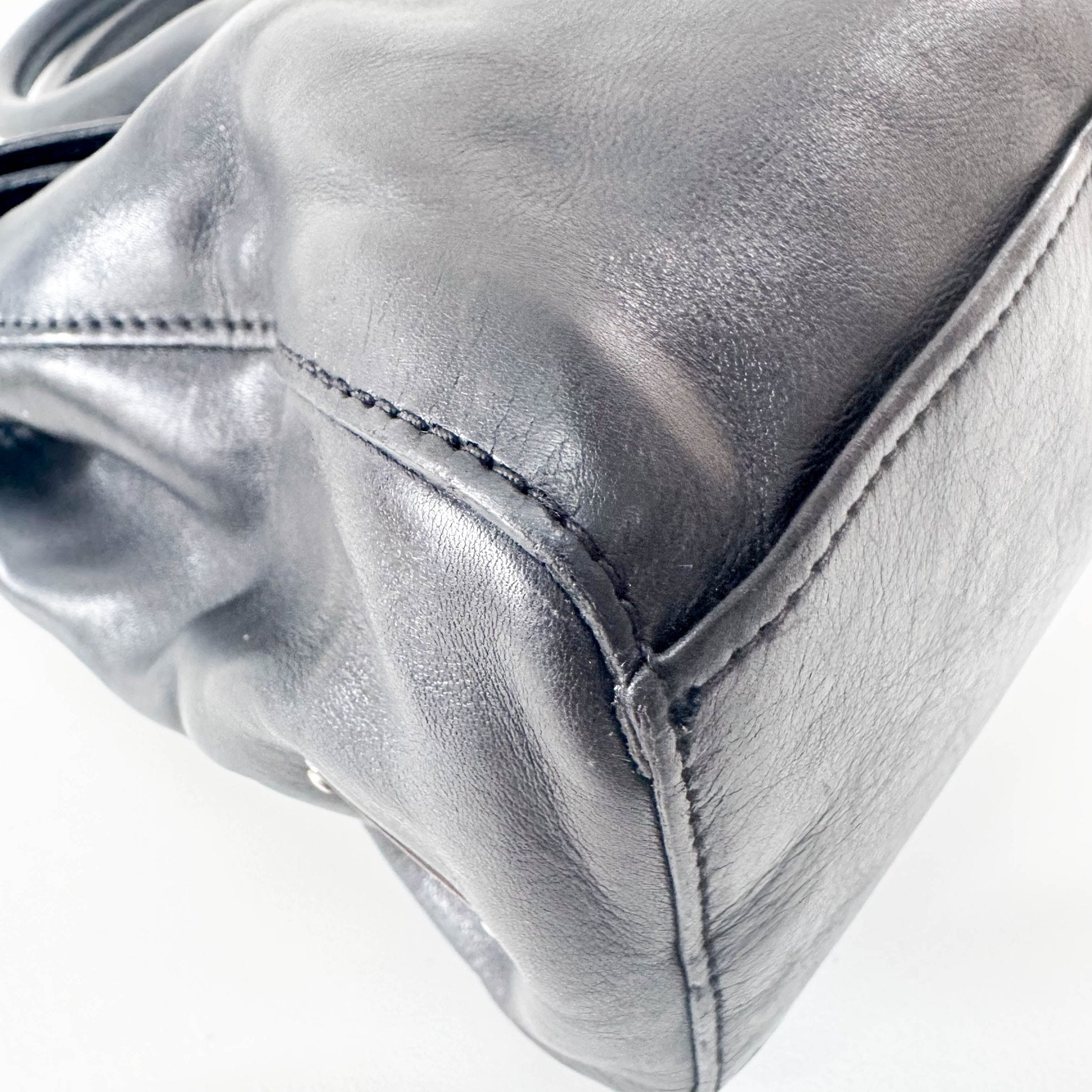 PRADA Black Leather Shoulder Bag, in , Sold by HIVE PRELOVED - Shoulder Bags, ,