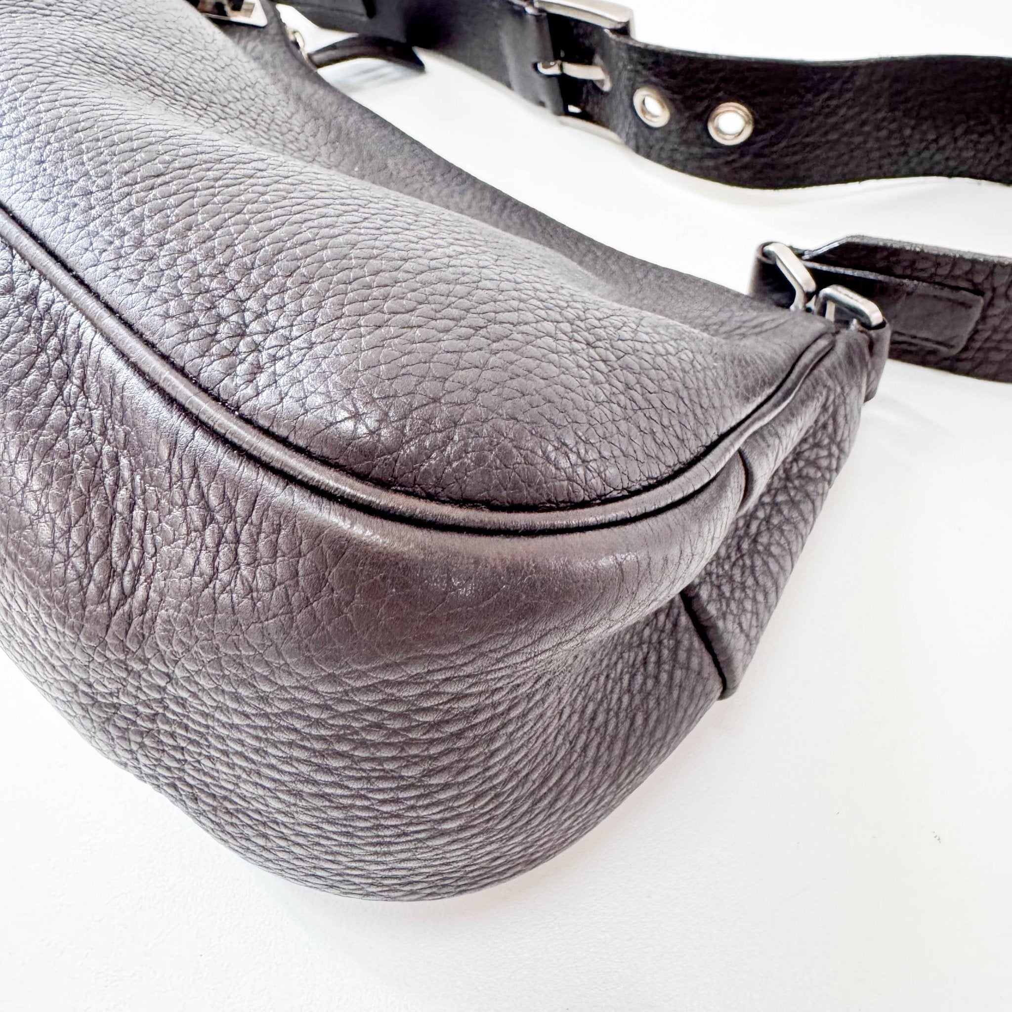 PRADA Black Leather Shoulder Bag, in , Sold by HIVE PRELOVED - Shoulder Bags, ,