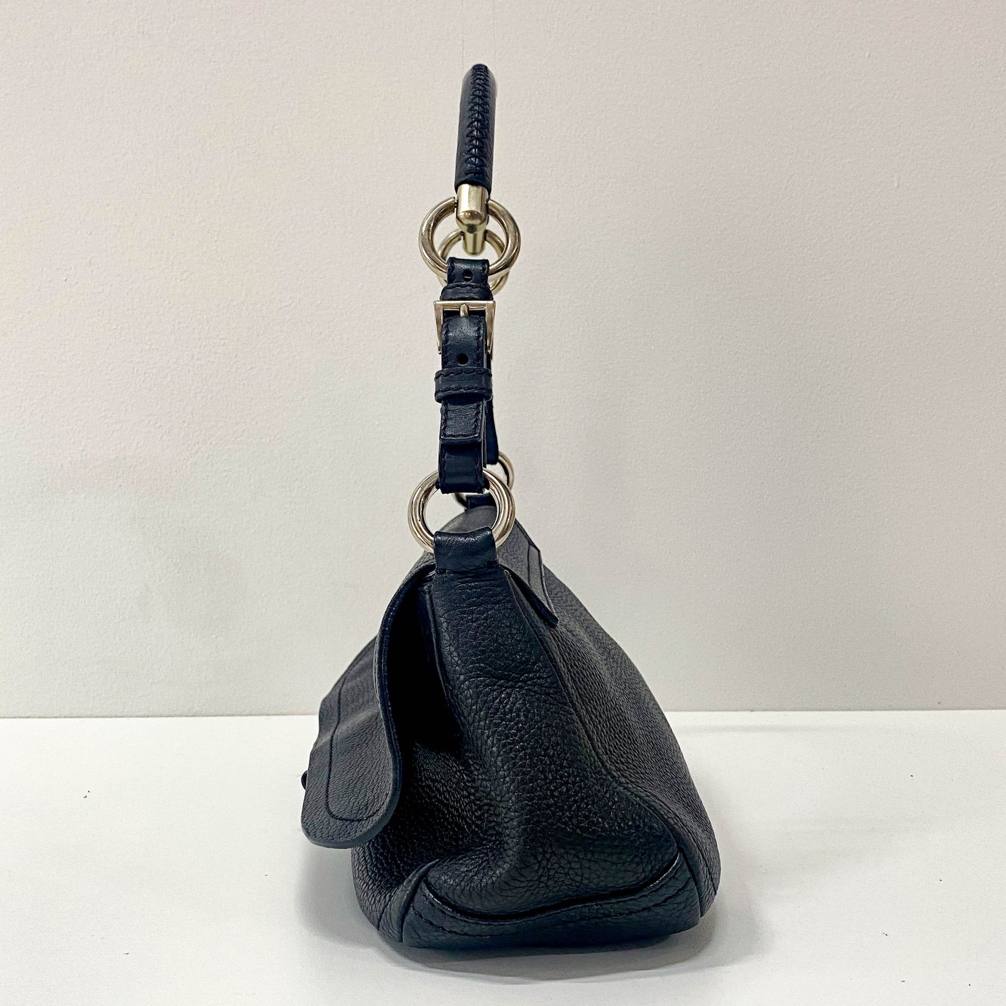 PRADA Black Leather Shoulder Bag, in , Sold by HIVE PRELOVED - Shoulder Bags, ,