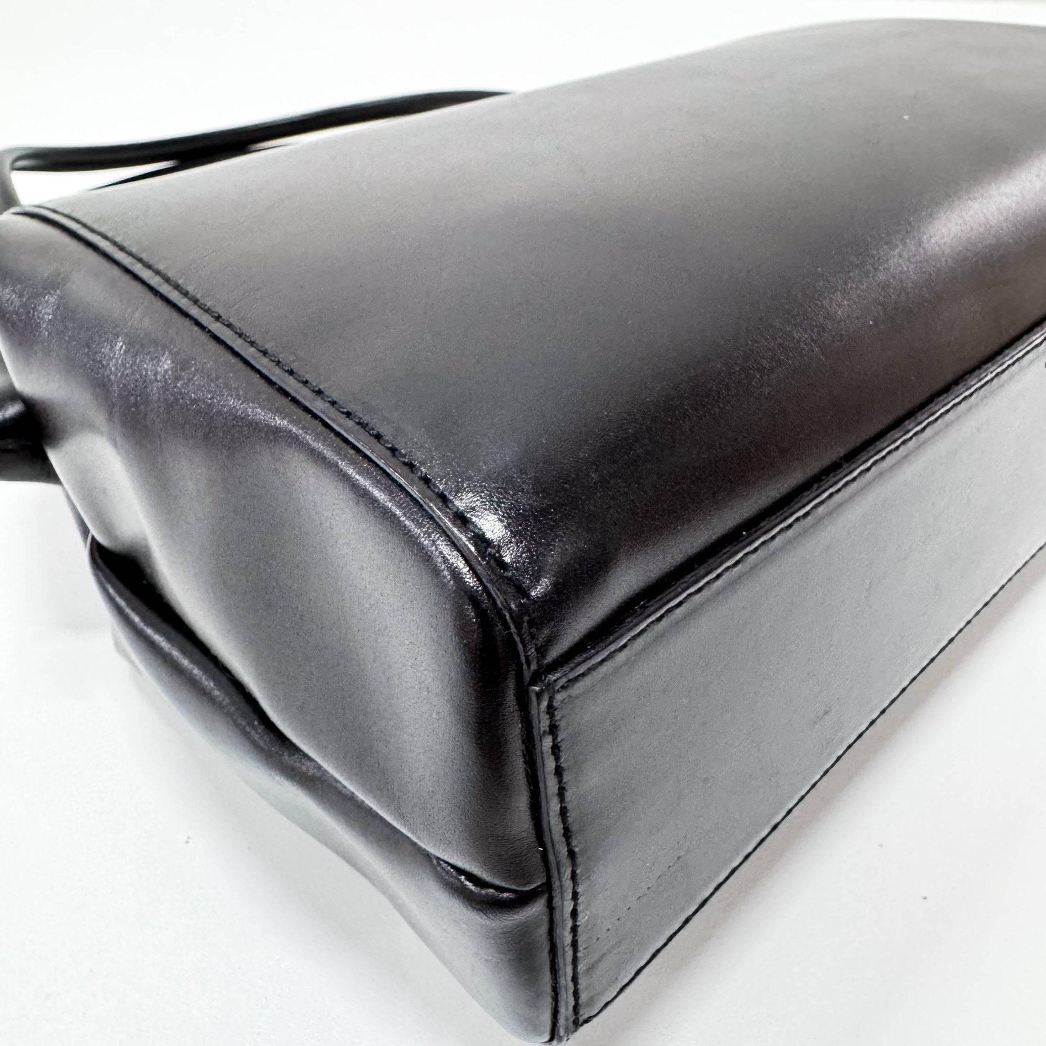 PRADA Black Leather Shoulder Bag, in , Sold by HIVE PRELOVED - Shoulder Bags, ,