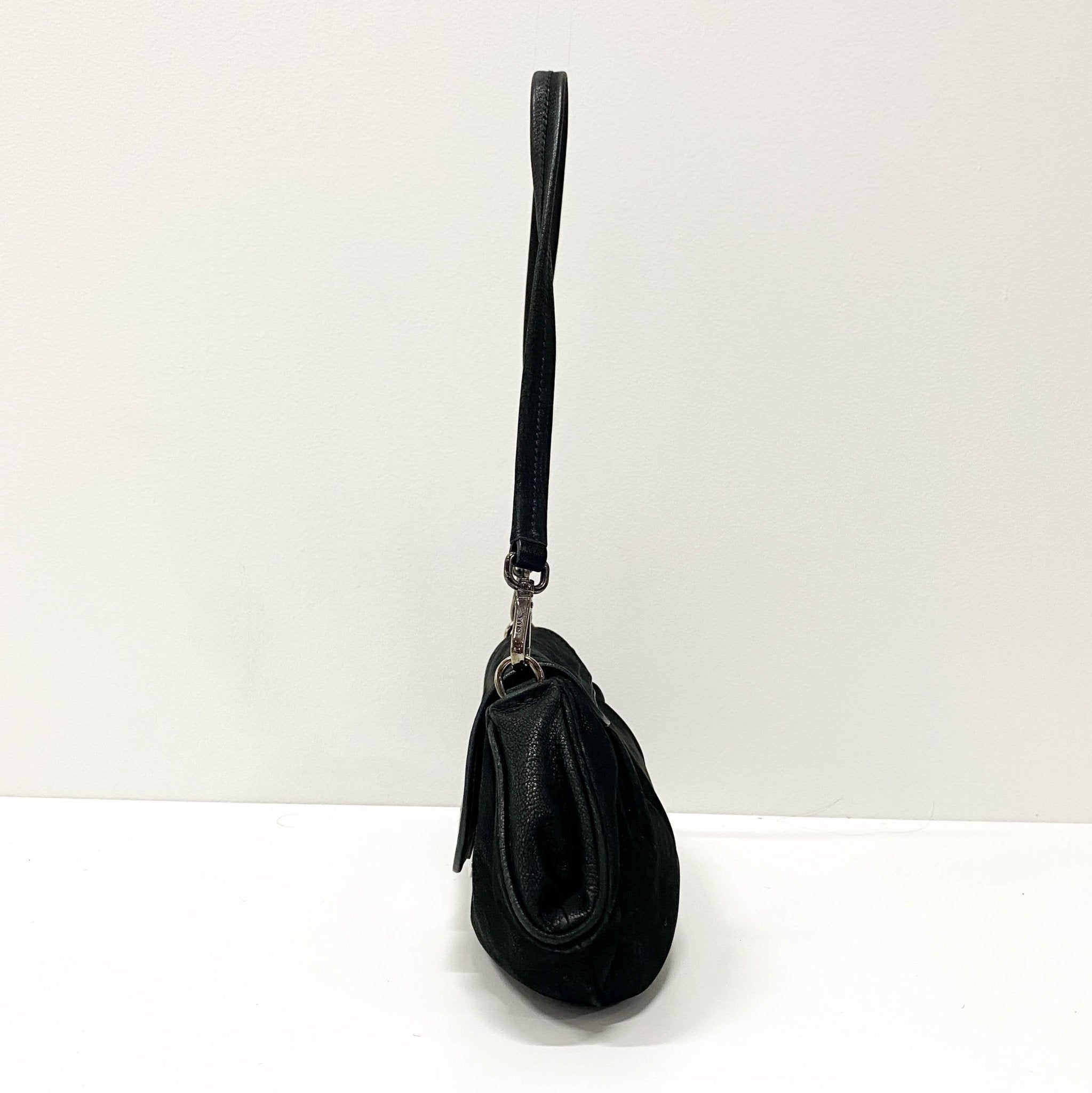 PRADA Black Leather Shoulder Bag, in , Sold by HIVE PRELOVED - Shoulder Bags, ,