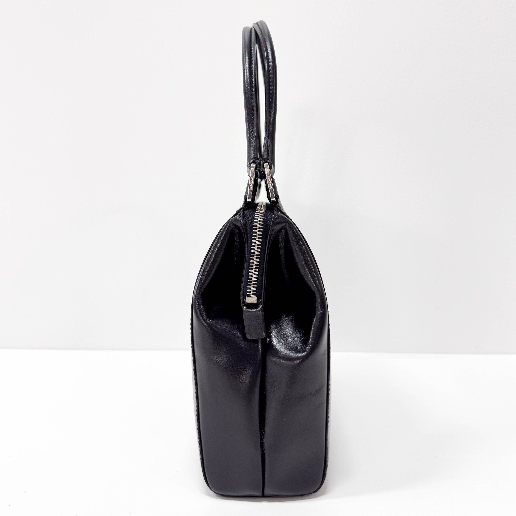 PRADA Black Leather Shoulder Bag, in , Sold by HIVE PRELOVED - Shoulder Bags, ,