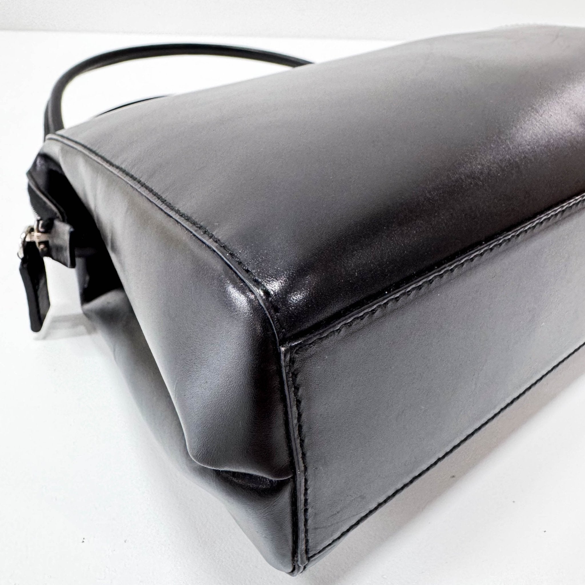PRADA Black Leather Shoulder Bag, in , Sold by HIVE PRELOVED - Shoulder Bags, ,