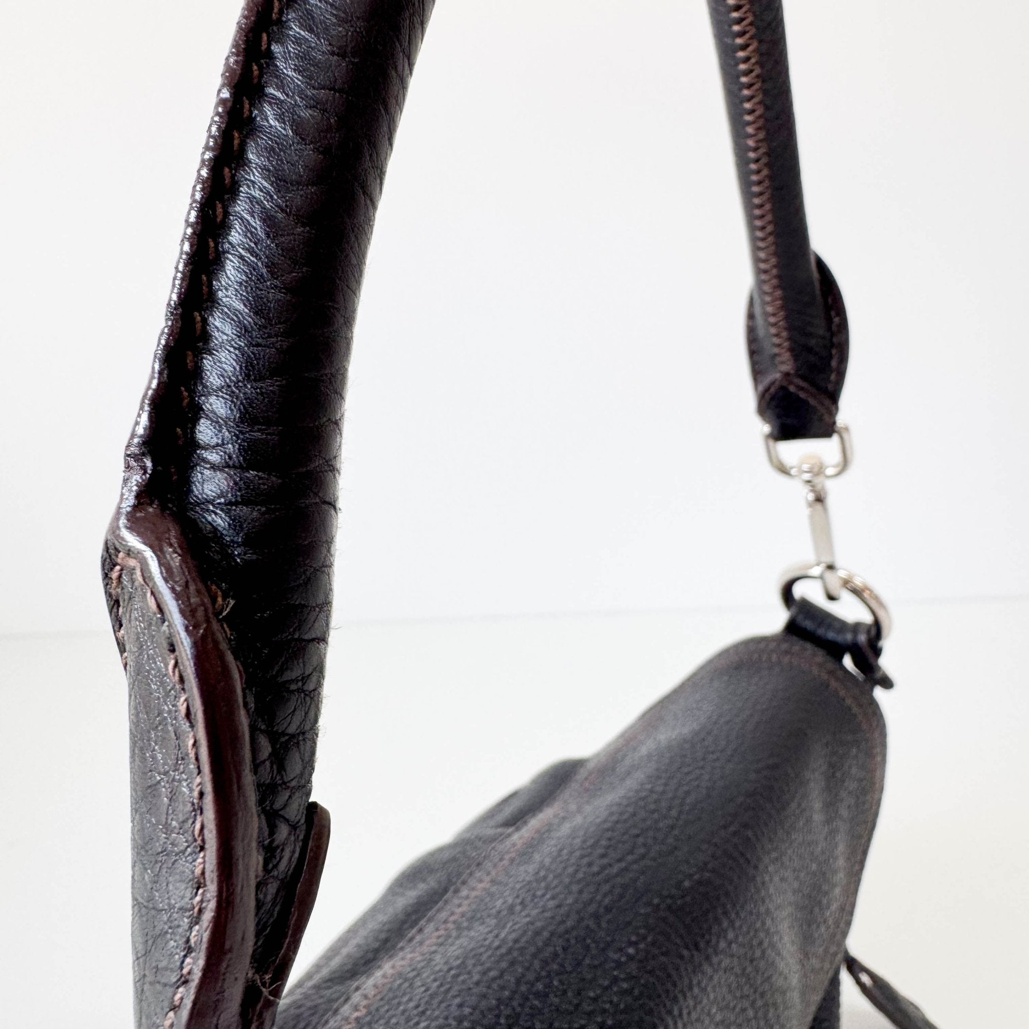 PRADA Black Leather Shoulder Bag, in , Sold by HIVE PRELOVED - Shoulder Bags, ,