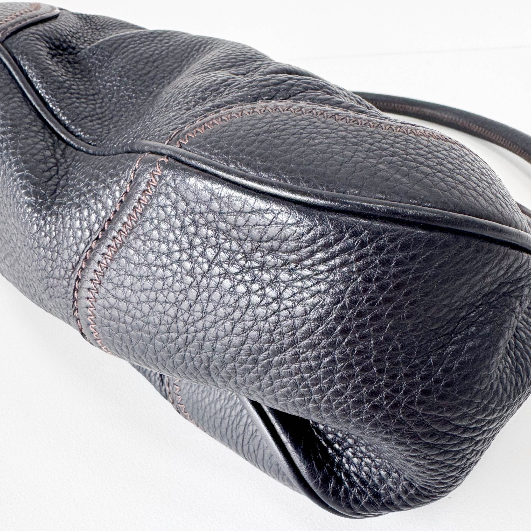 PRADA Black Leather Shoulder Bag, in , Sold by HIVE PRELOVED - Shoulder Bags, ,