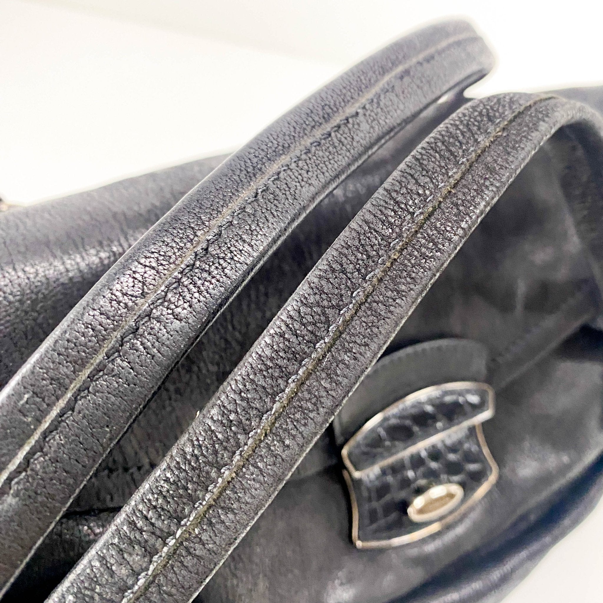 PRADA Black Leather Shoulder Bag, in , Sold by HIVE PRELOVED - Shoulder Bags, ,