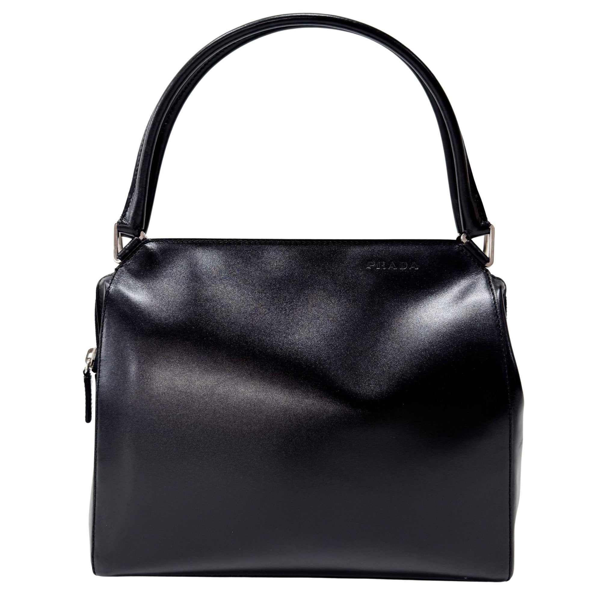 PRADA Black Leather Shoulder Bag, in , Sold by HIVE PRELOVED - Shoulder Bags, ,