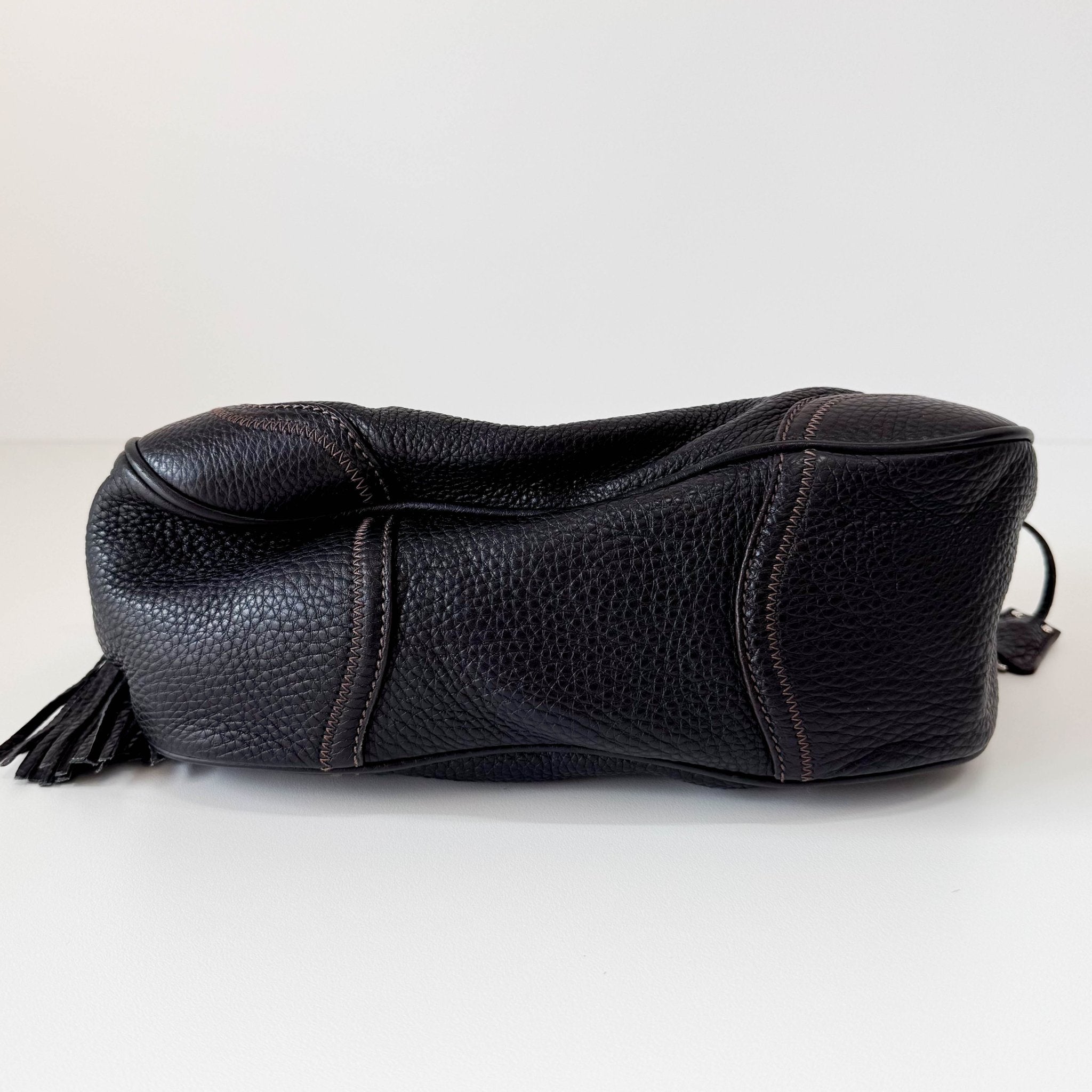 PRADA Black Leather Shoulder Bag, in , Sold by HIVE PRELOVED - Shoulder Bags, ,