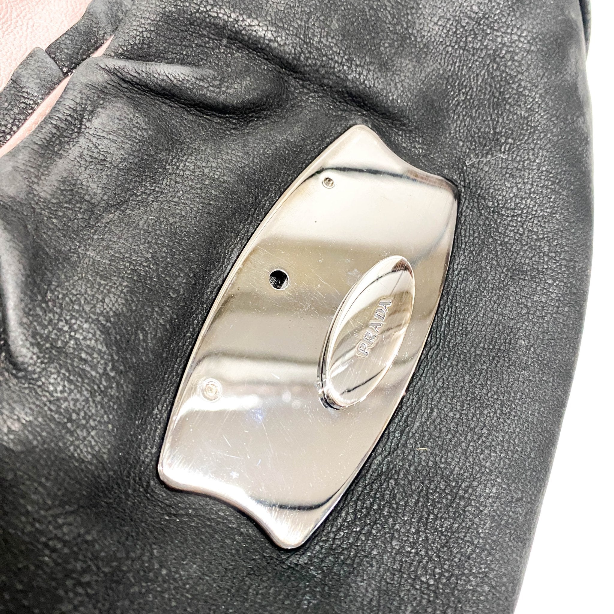 PRADA Black Leather Shoulder Bag, in , Sold by HIVE PRELOVED - Shoulder Bags, ,