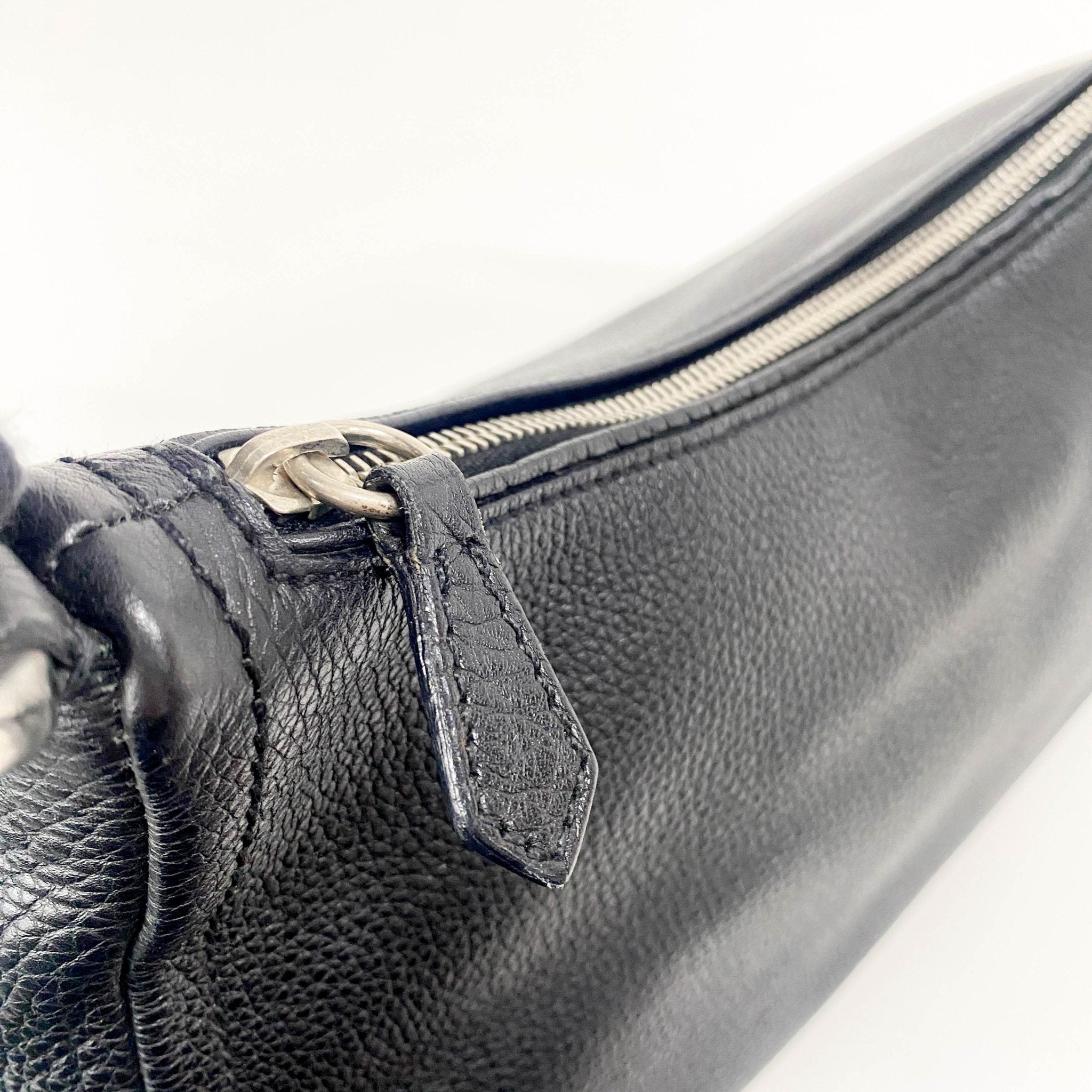 PRADA Black Leather Shoulder Bag, in , Sold by HIVE PRELOVED - Shoulder Bags, ,