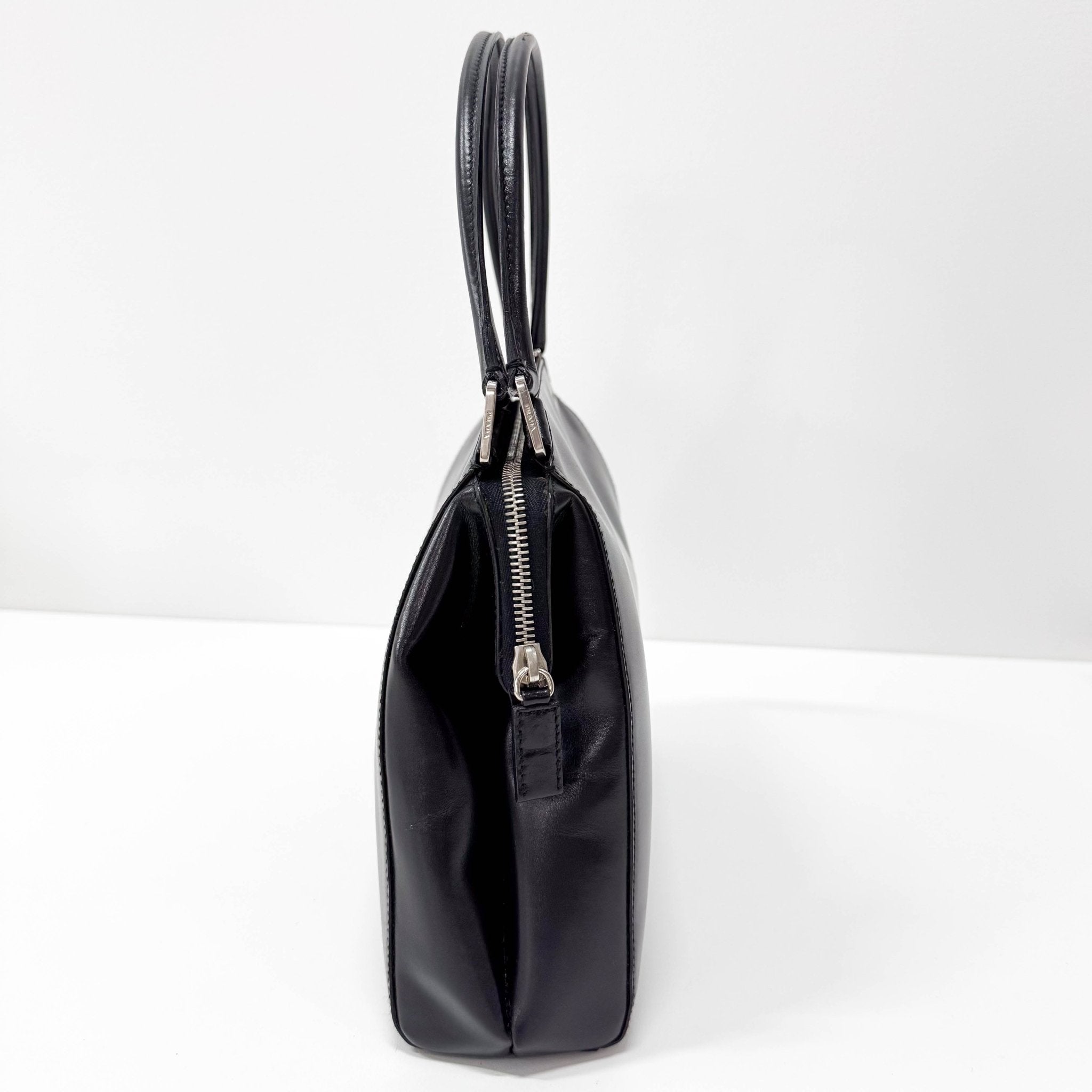 PRADA Black Leather Shoulder Bag, in , Sold by HIVE PRELOVED - Shoulder Bags, ,