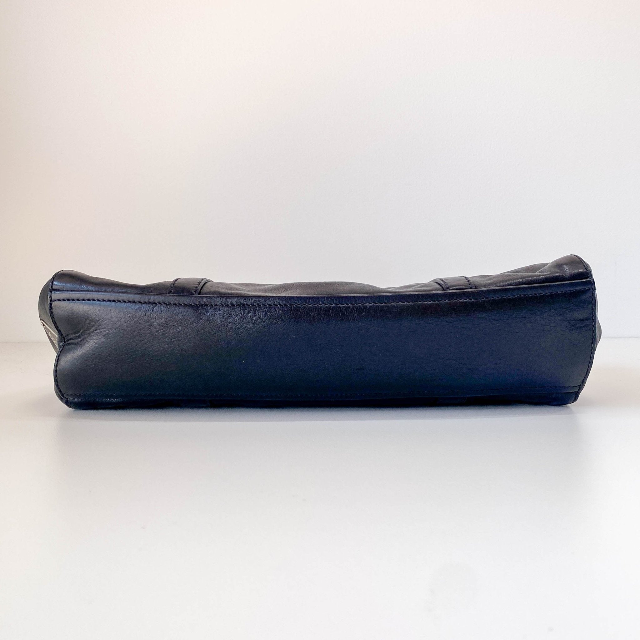 PRADA Black Leather Shoulder Bag, in , Sold by HIVE PRELOVED - Shoulder Bags, ,