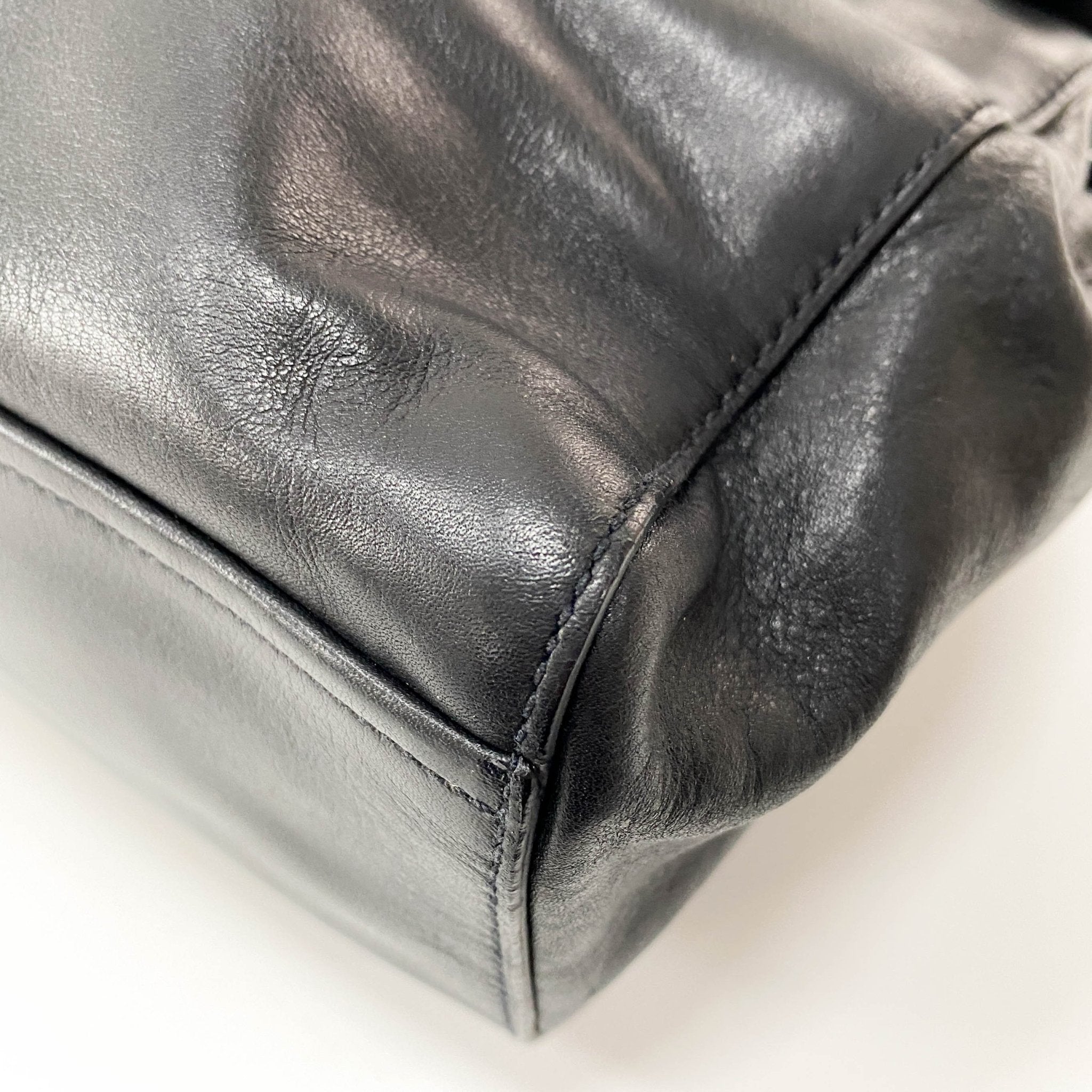 PRADA Black Leather Top Handle Shoulder Bag, in , Sold by HIVE PRELOVED - Shoulder Bags, ,