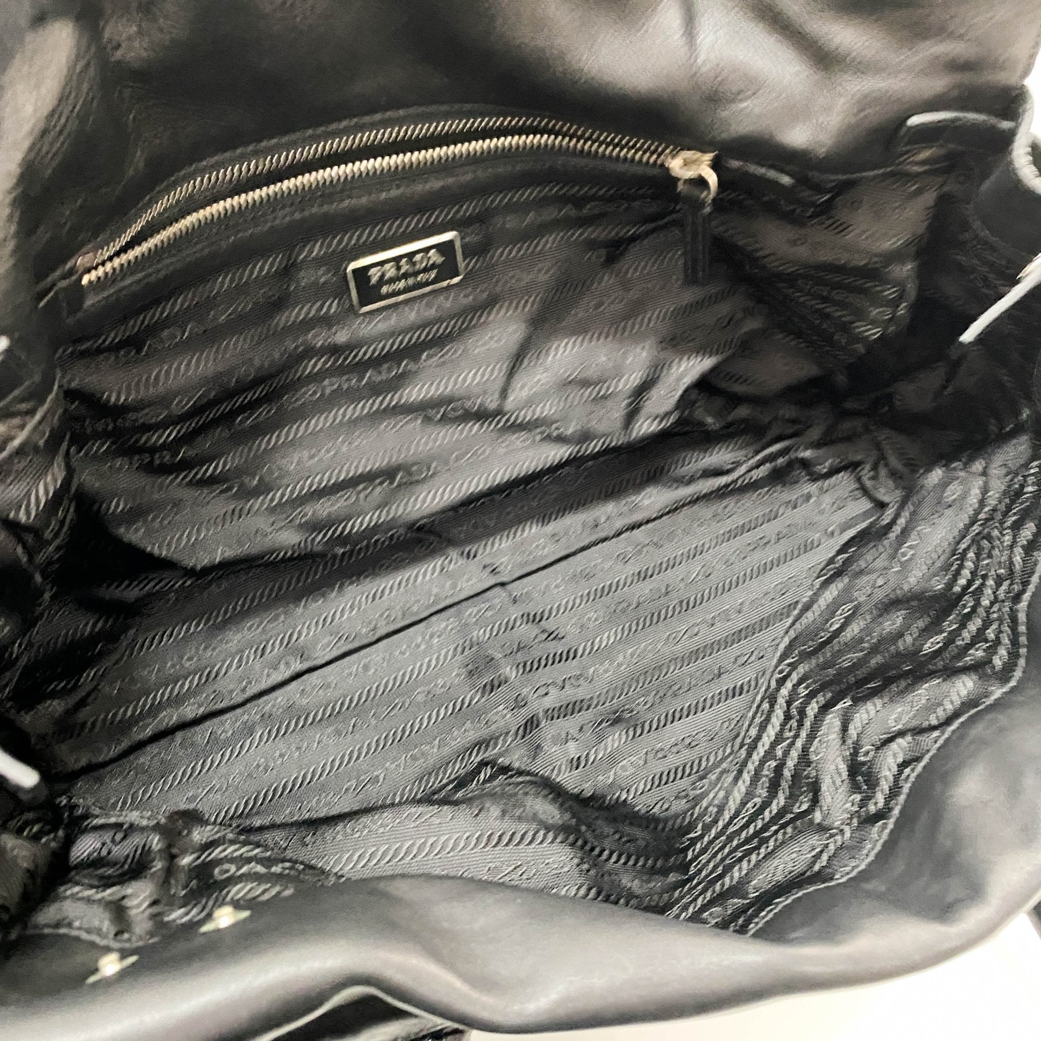 PRADA Black Leather Top Handle Shoulder Bag, in , Sold by HIVE PRELOVED - Shoulder Bags, ,