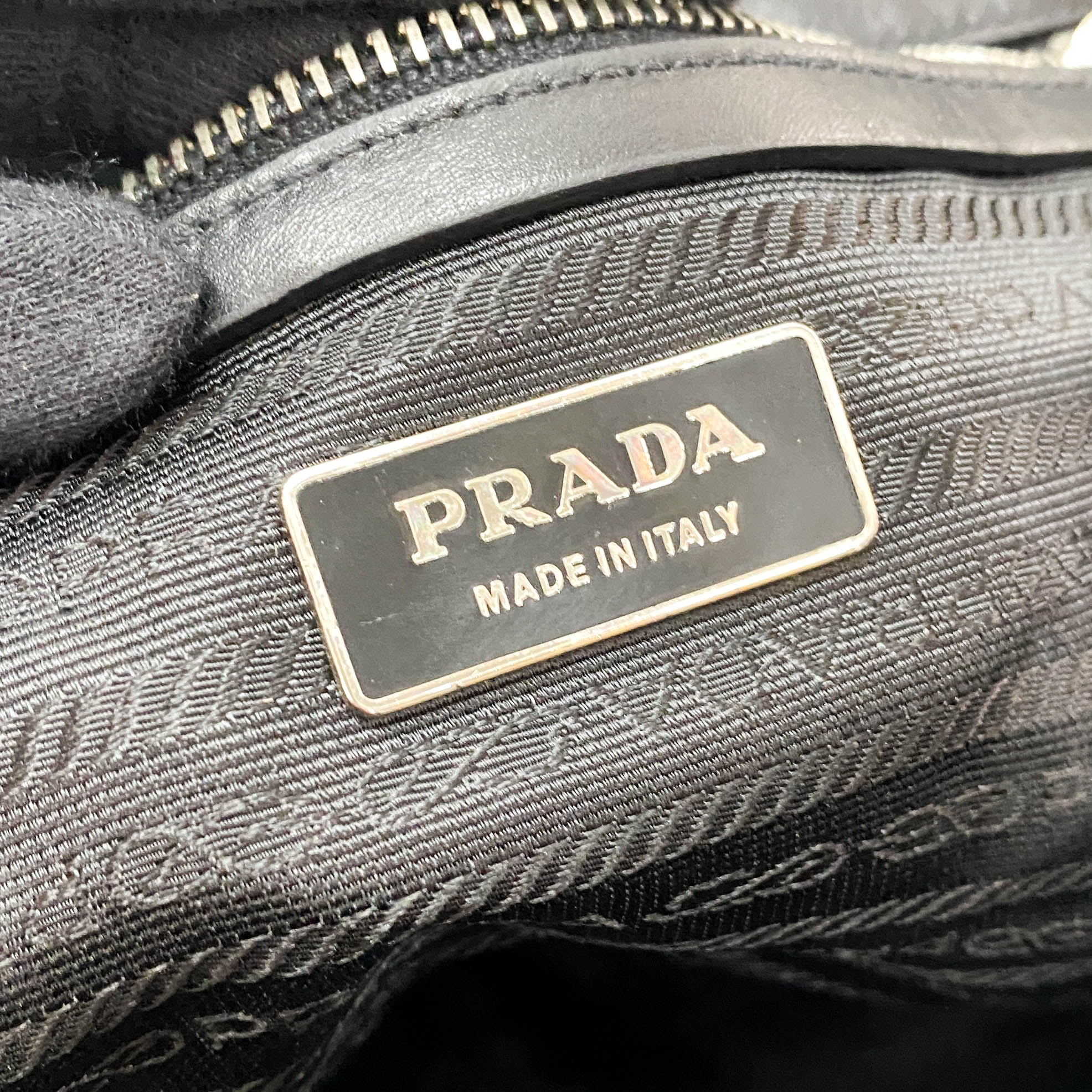 PRADA Black Leather Top Handle Shoulder Bag, in , Sold by HIVE PRELOVED - Shoulder Bags, ,