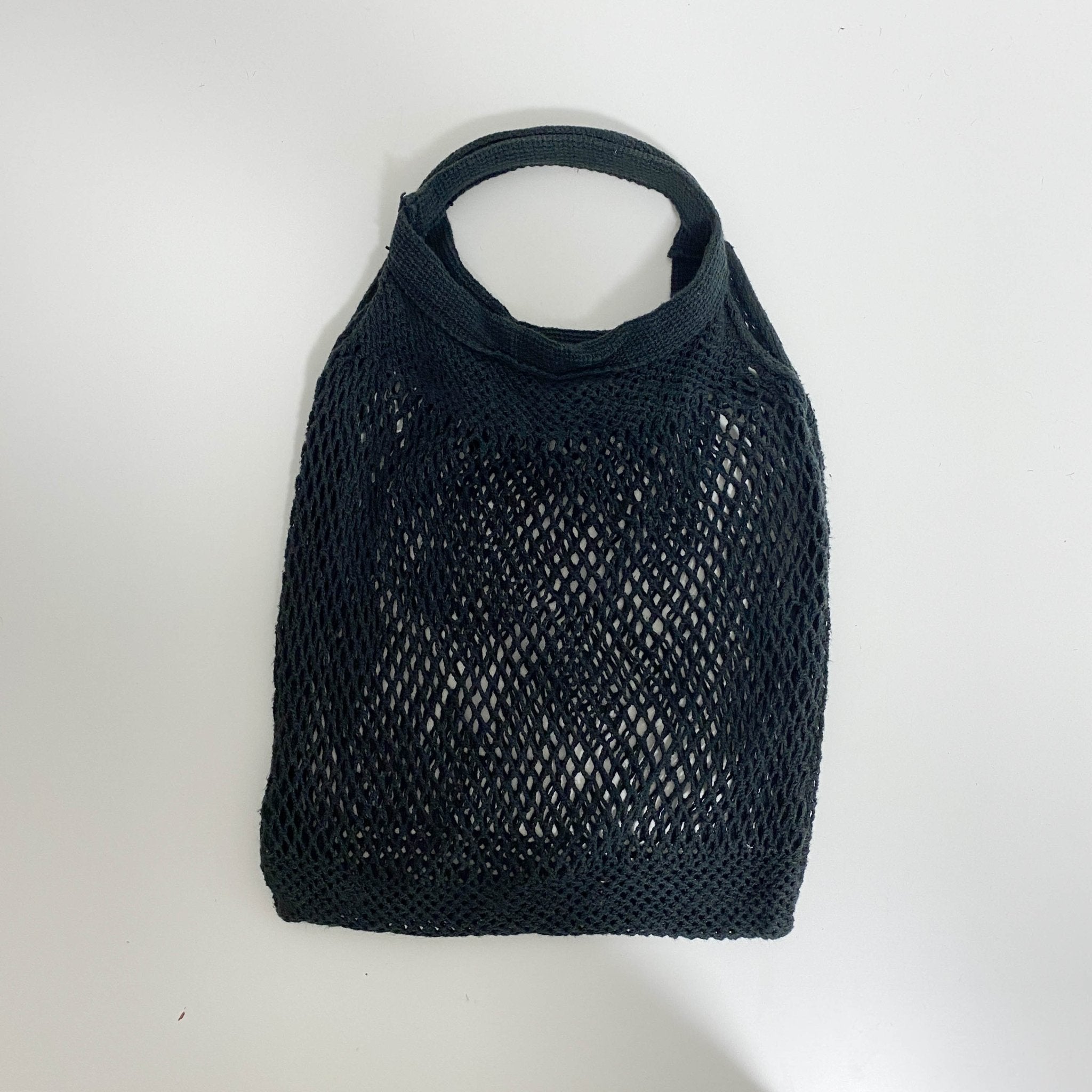 PRADA Black Mesh Fishnet Tote Bag, in , Sold by HIVE PRELOVED - Handle Bags, ,