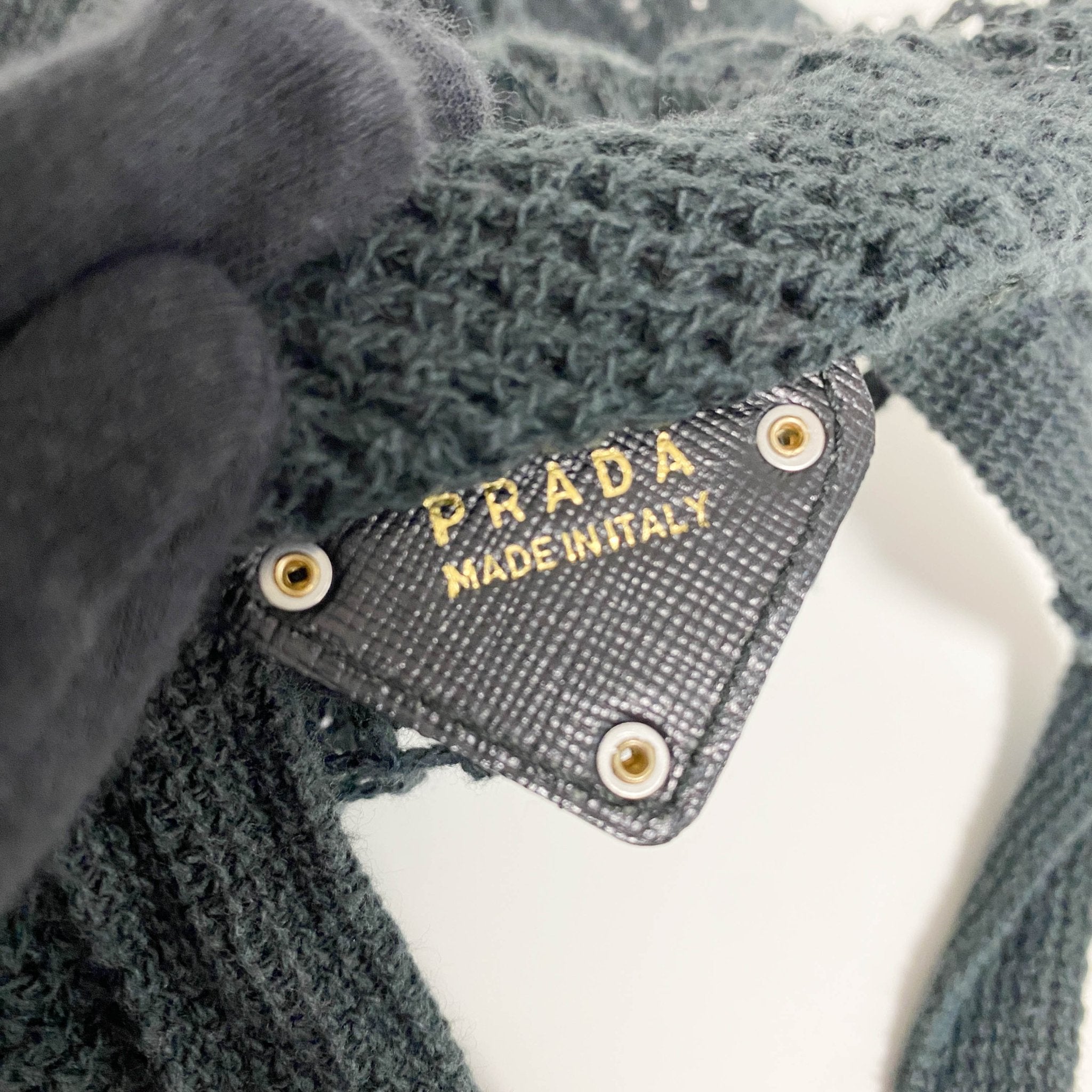 PRADA Black Mesh Fishnet Tote Bag, in , Sold by HIVE PRELOVED - Handle Bags, ,