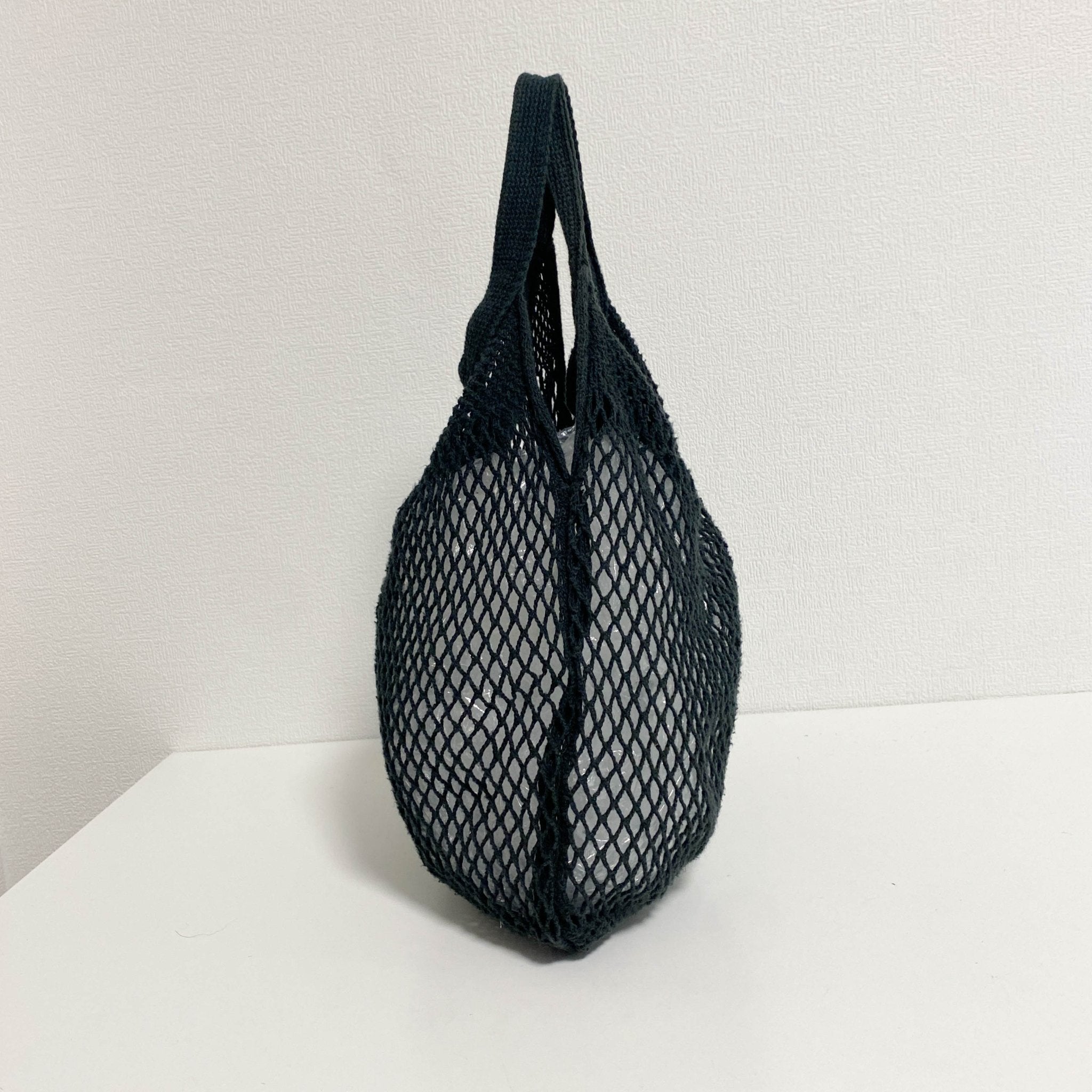 PRADA Black Mesh Fishnet Tote Bag, in , Sold by HIVE PRELOVED - Handle Bags, ,