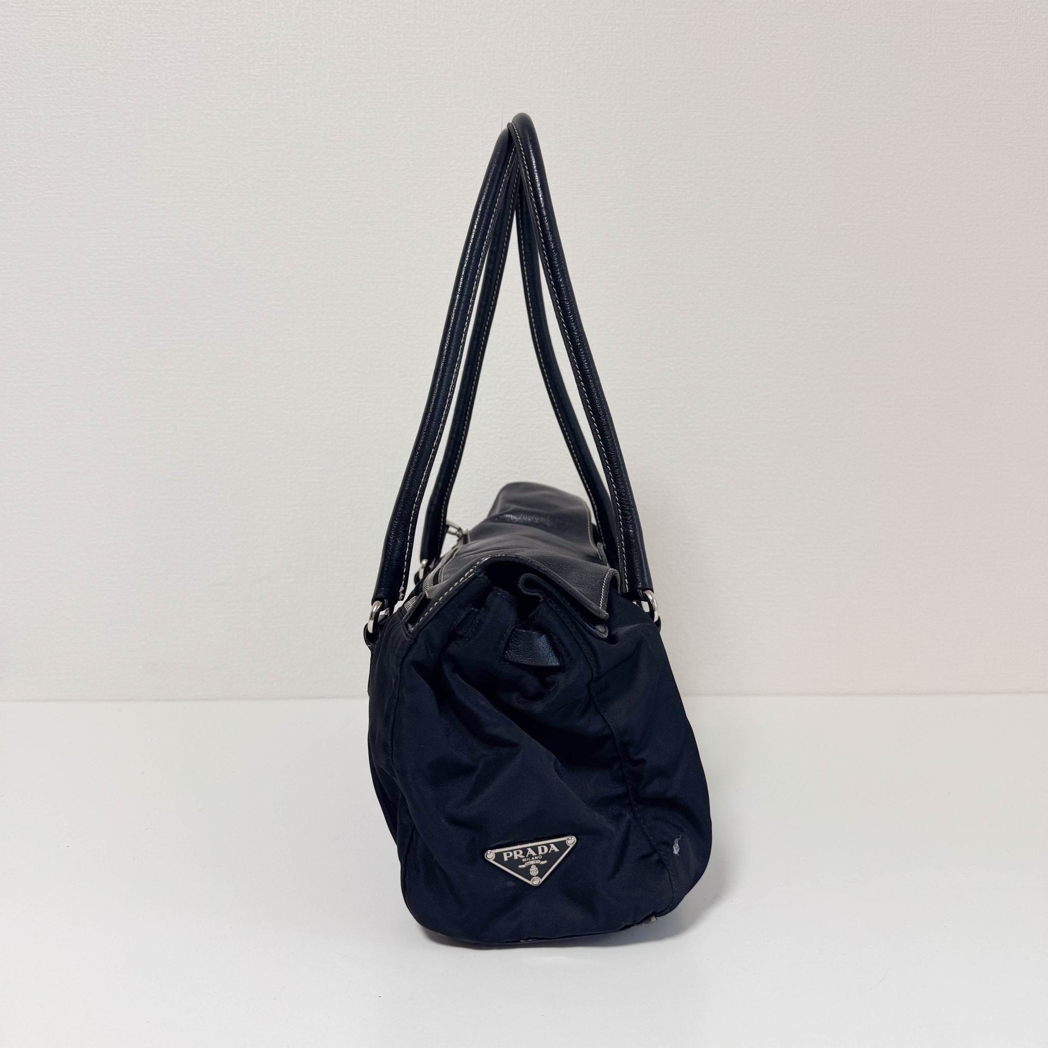 PRADA Black Nylon and Leather Shoulder Bag, in , Sold by HIVE PRELOVED - Shoulder Bags, ,