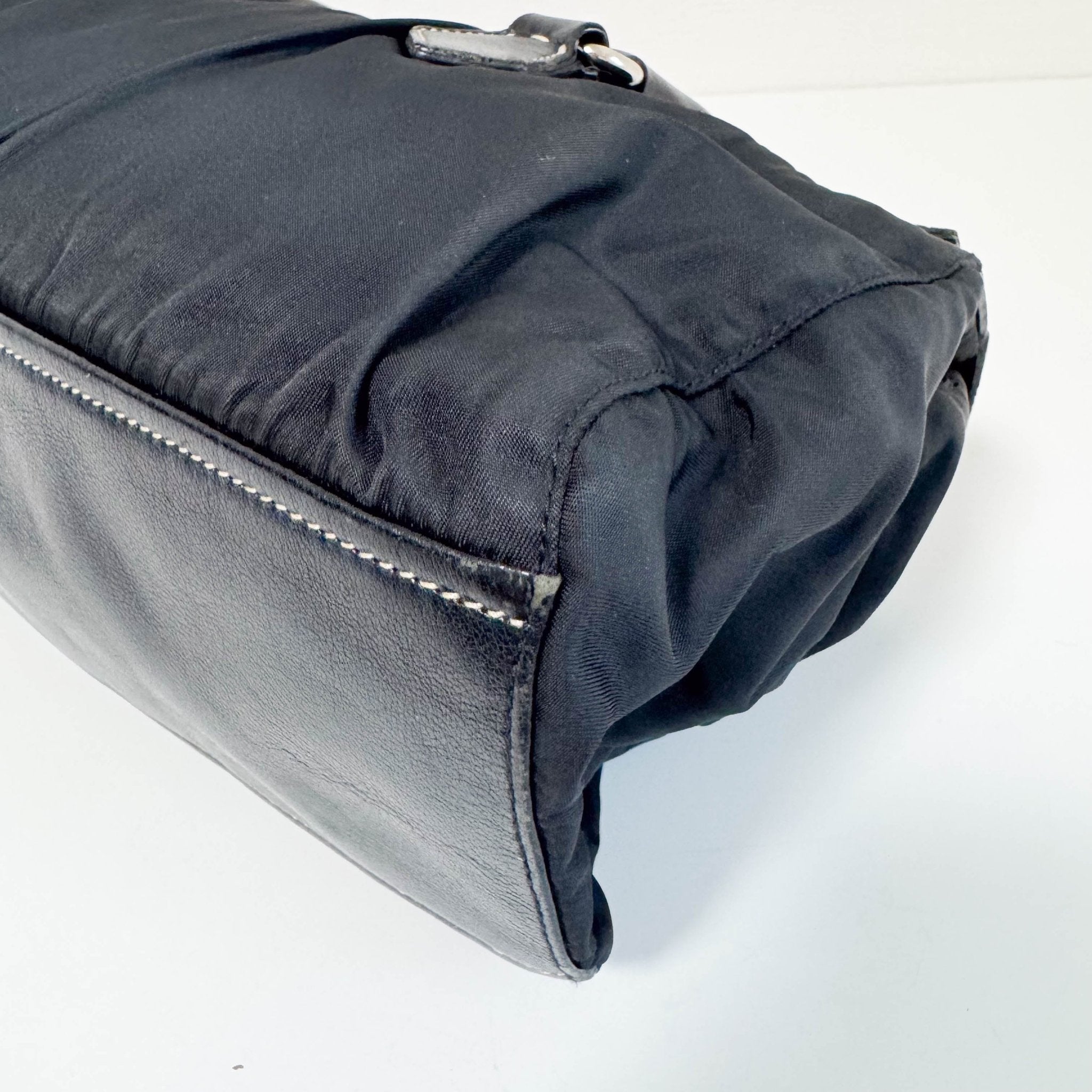 PRADA Black Nylon and Leather Shoulder Bag, in , Sold by HIVE PRELOVED - Shoulder Bags, ,