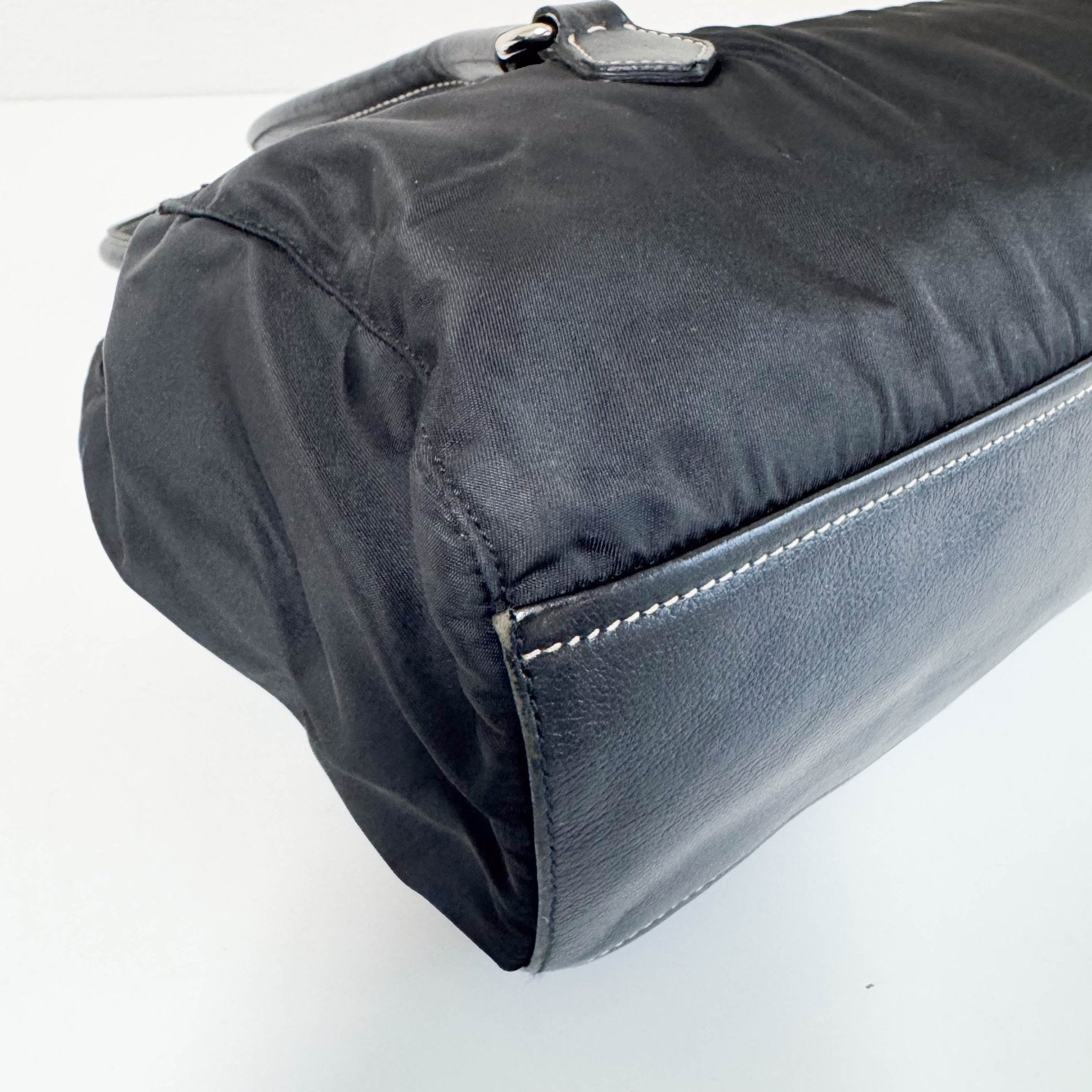 PRADA Black Nylon and Leather Shoulder Bag, in , Sold by HIVE PRELOVED - Shoulder Bags, ,