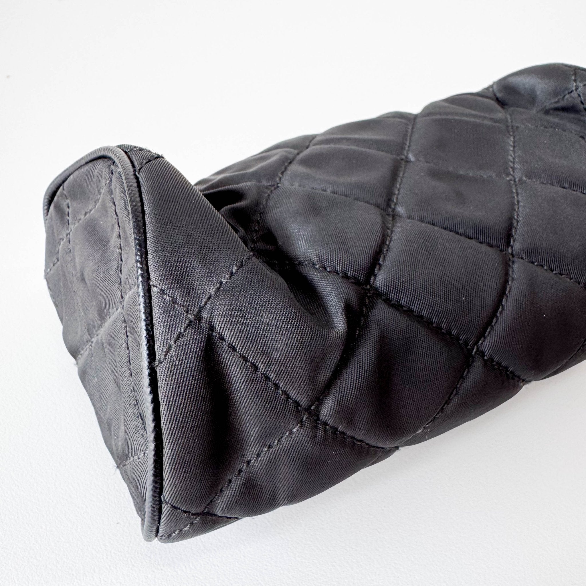 PRADA Black Nylon Quilted Chain Shoulder Bag, in , Sold by HIVE PRELOVED - Shoulder Bags, ,