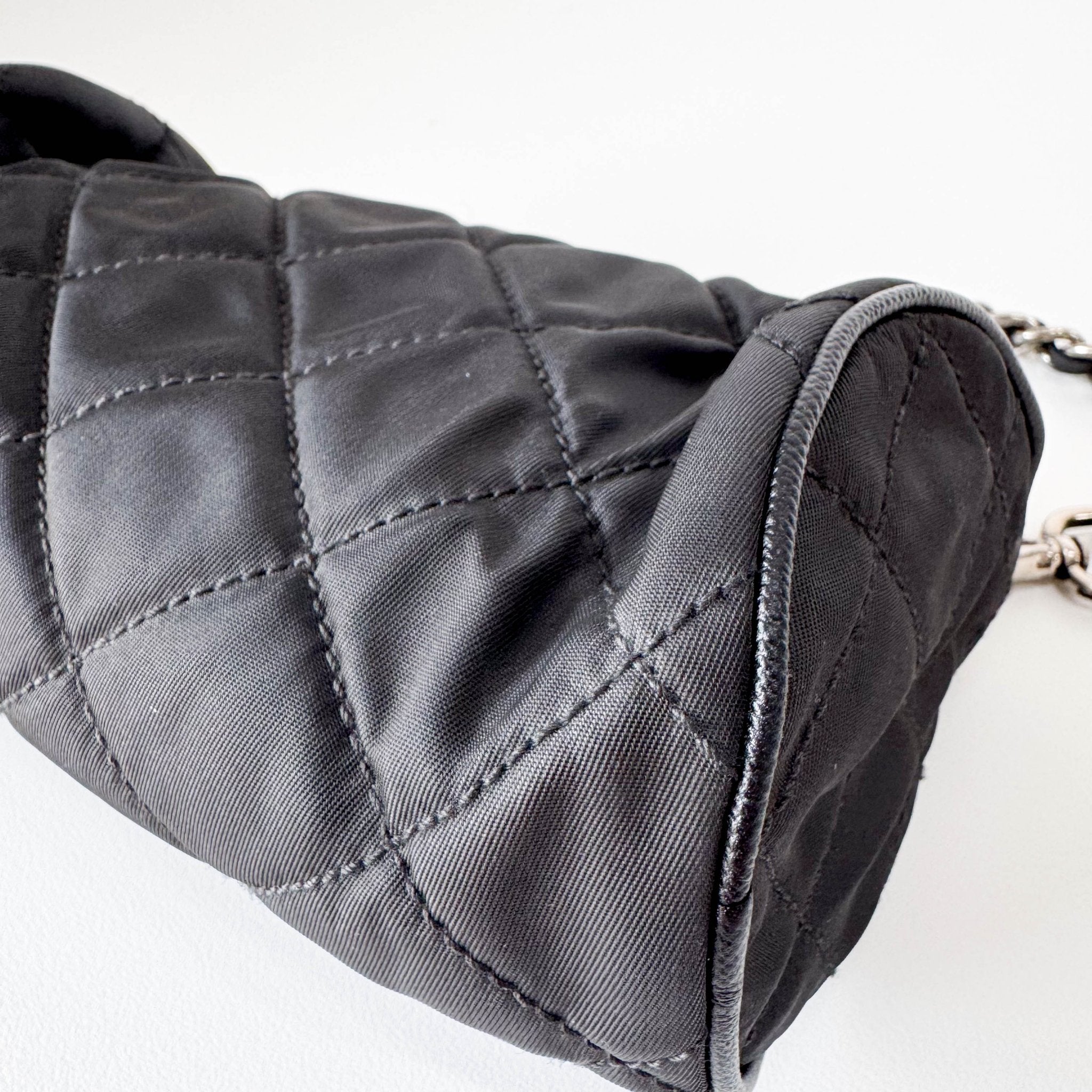PRADA Black Nylon Quilted Chain Shoulder Bag, in , Sold by HIVE PRELOVED - Shoulder Bags, ,