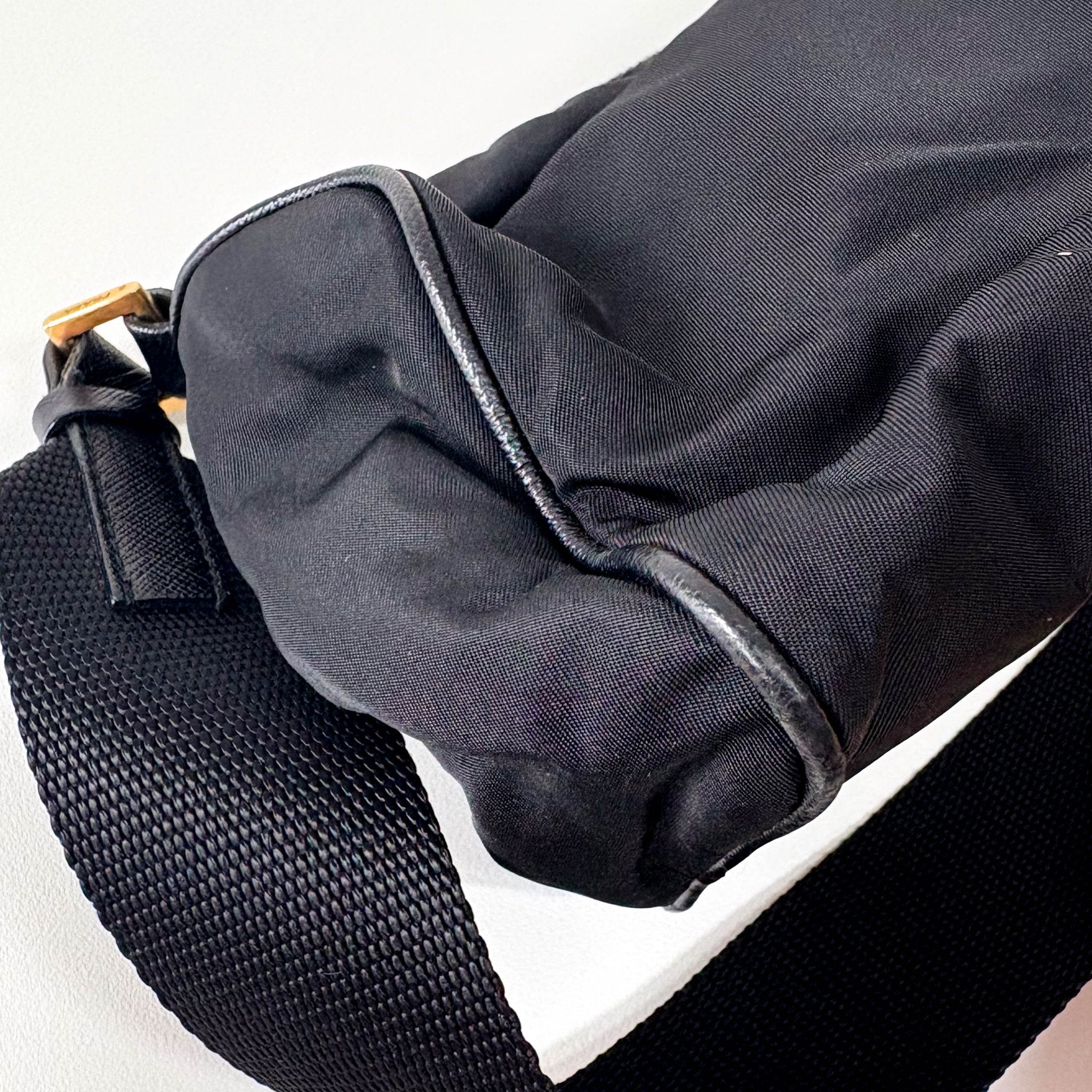 PRADA Black Nylon Shoulder Bag, in , Sold by HIVE PRELOVED - Shoulder Bags, ,