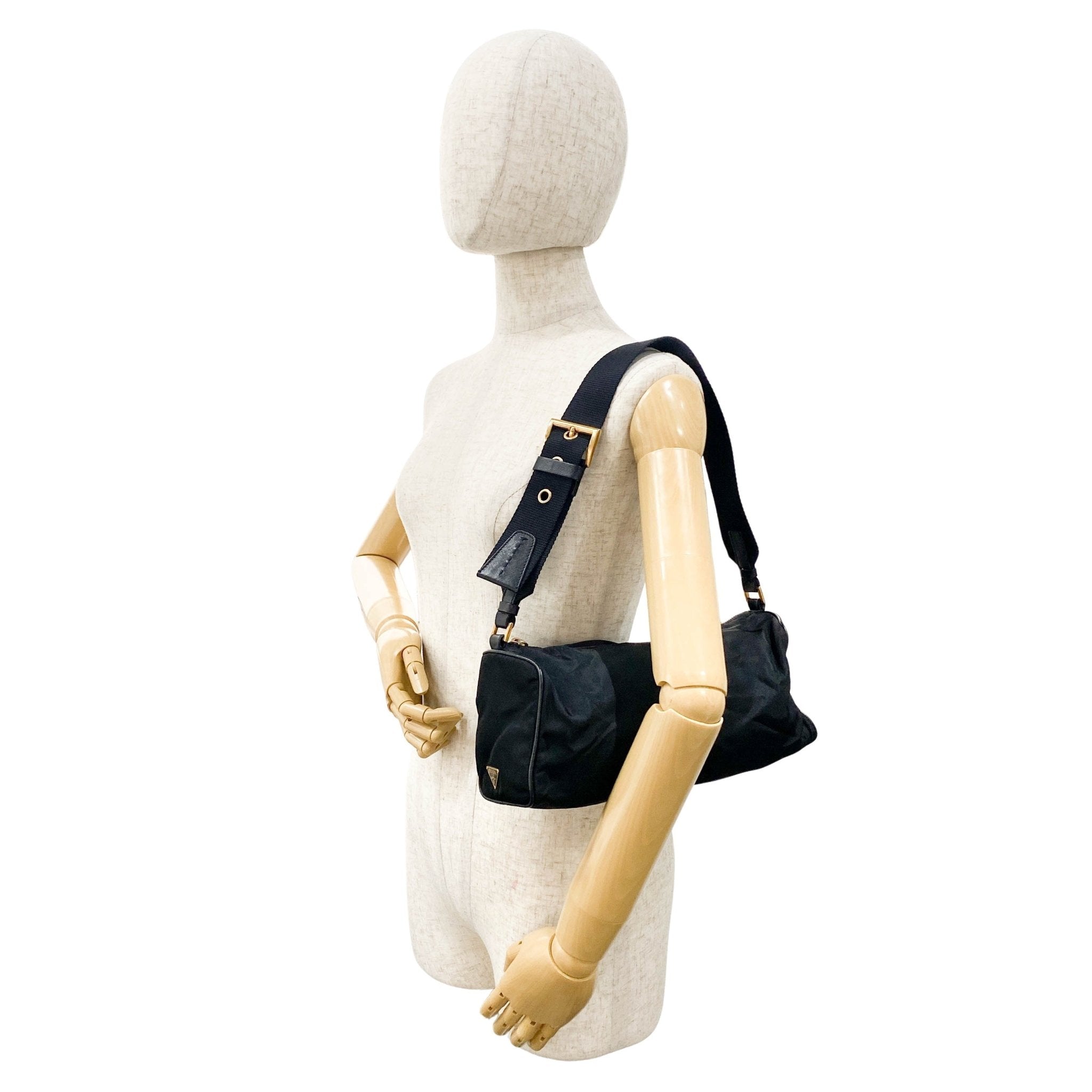 PRADA Black Nylon Shoulder Bag, in , Sold by HIVE PRELOVED - Shoulder Bags, ,