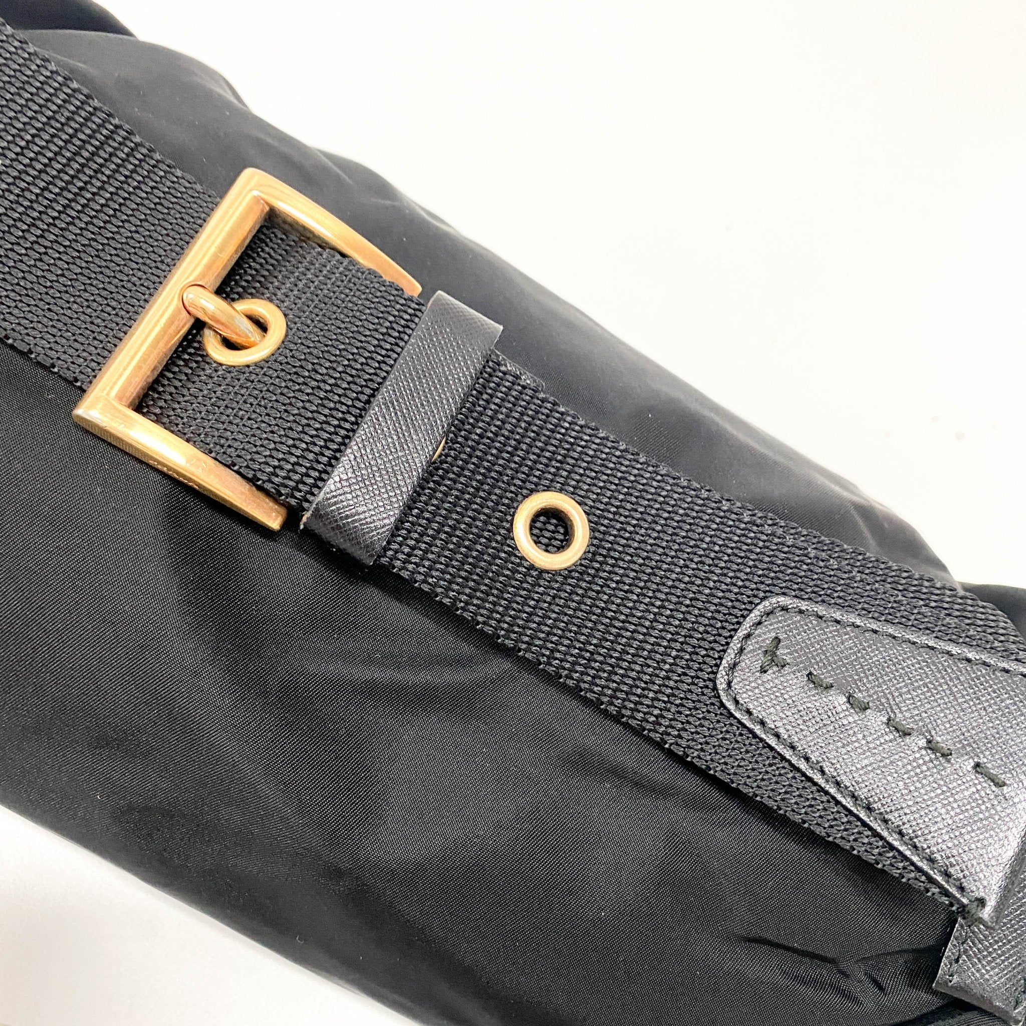 PRADA Black Nylon Shoulder Bag, in , Sold by HIVE PRELOVED - Shoulder Bags, ,