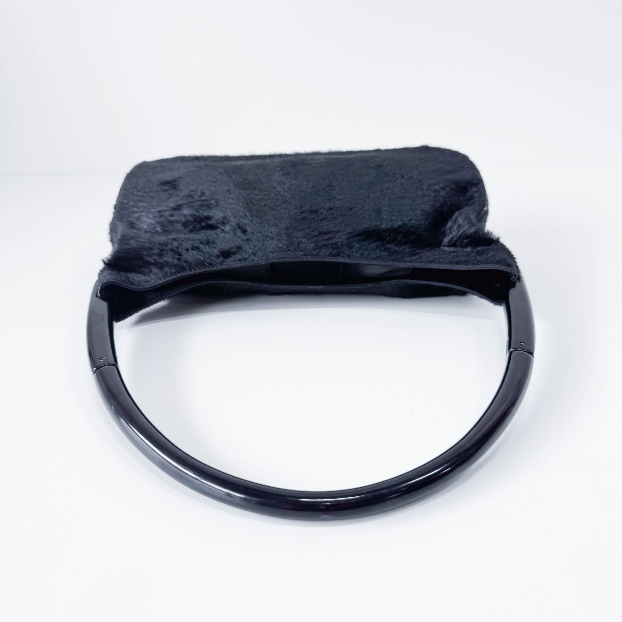 PRADA Black Pony Hair Shoulder Bag, in , Sold by HIVE PRELOVED - Shoulder Bags, ,