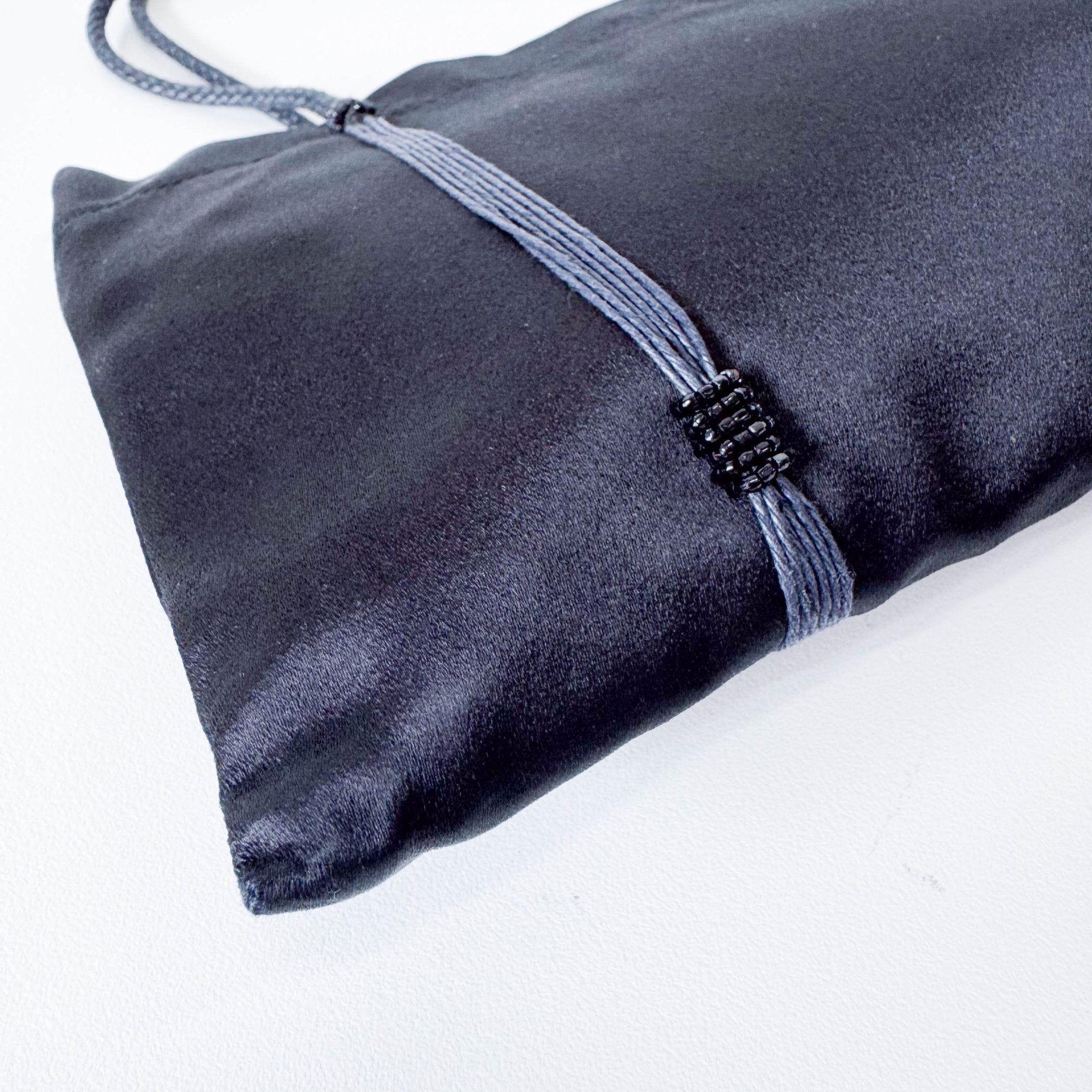 PRADA Black Satin Beaded Hand Bag, in , Sold by HIVE PRELOVED - Handle Bags, ,