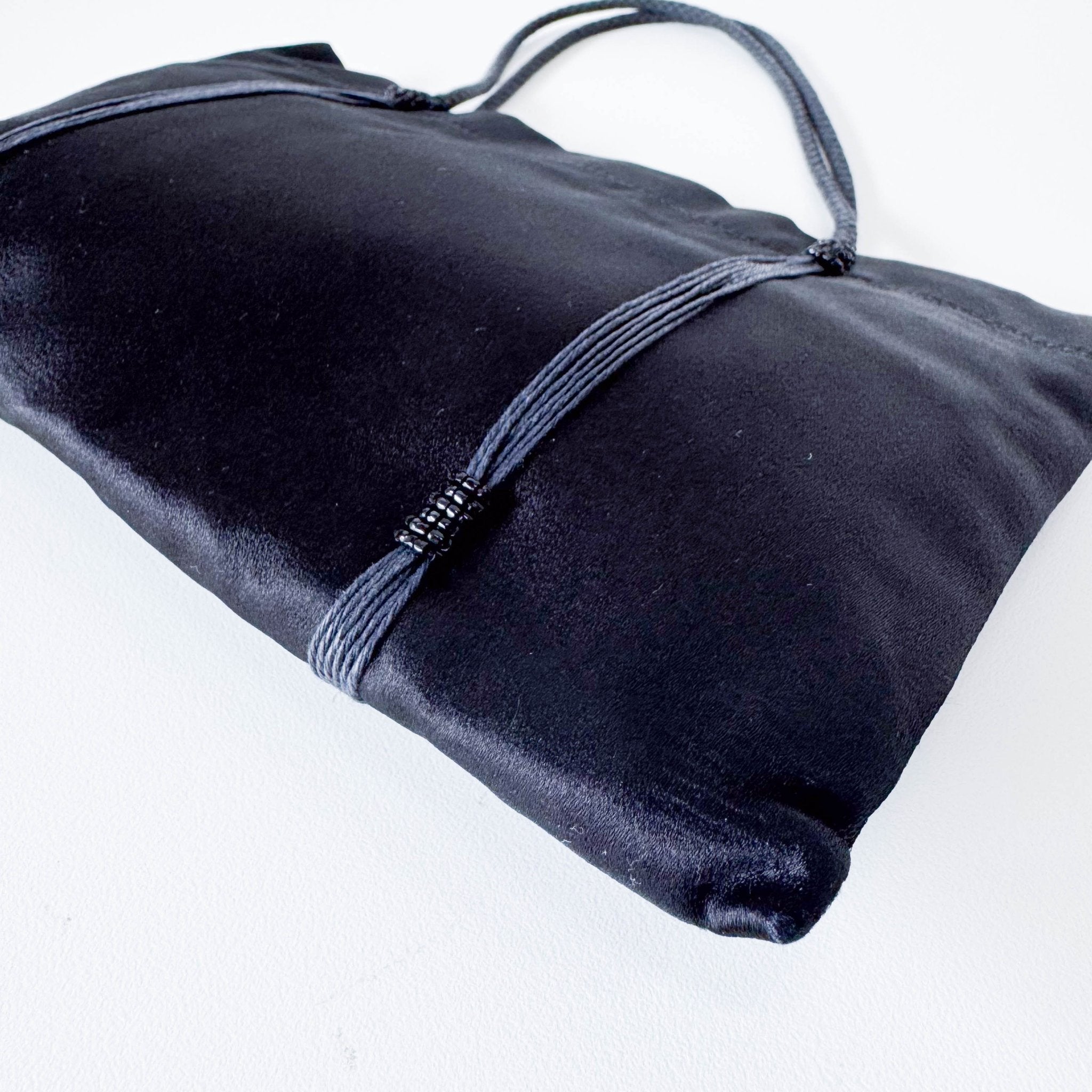 PRADA Black Satin Beaded Hand Bag, in , Sold by HIVE PRELOVED - Handle Bags, ,